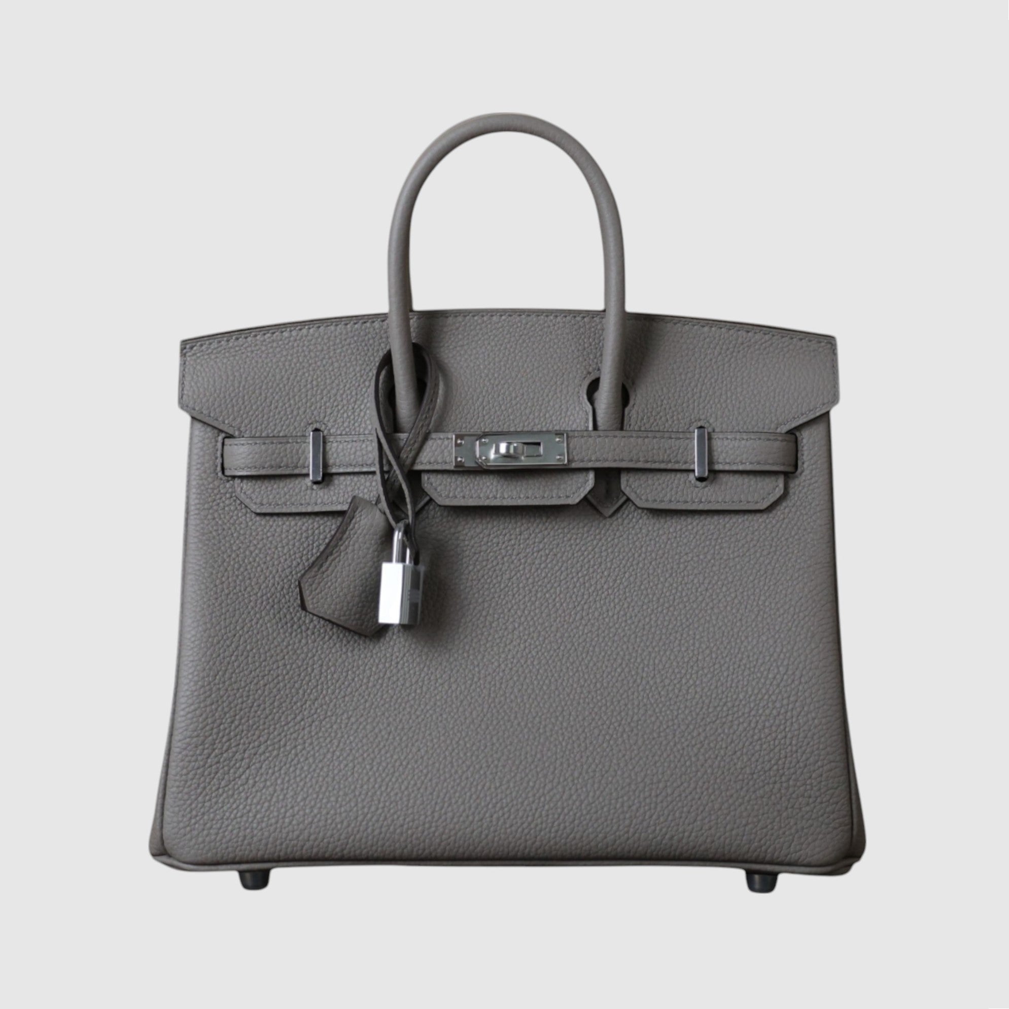 Birkin 25 togo gris asphalte PHW