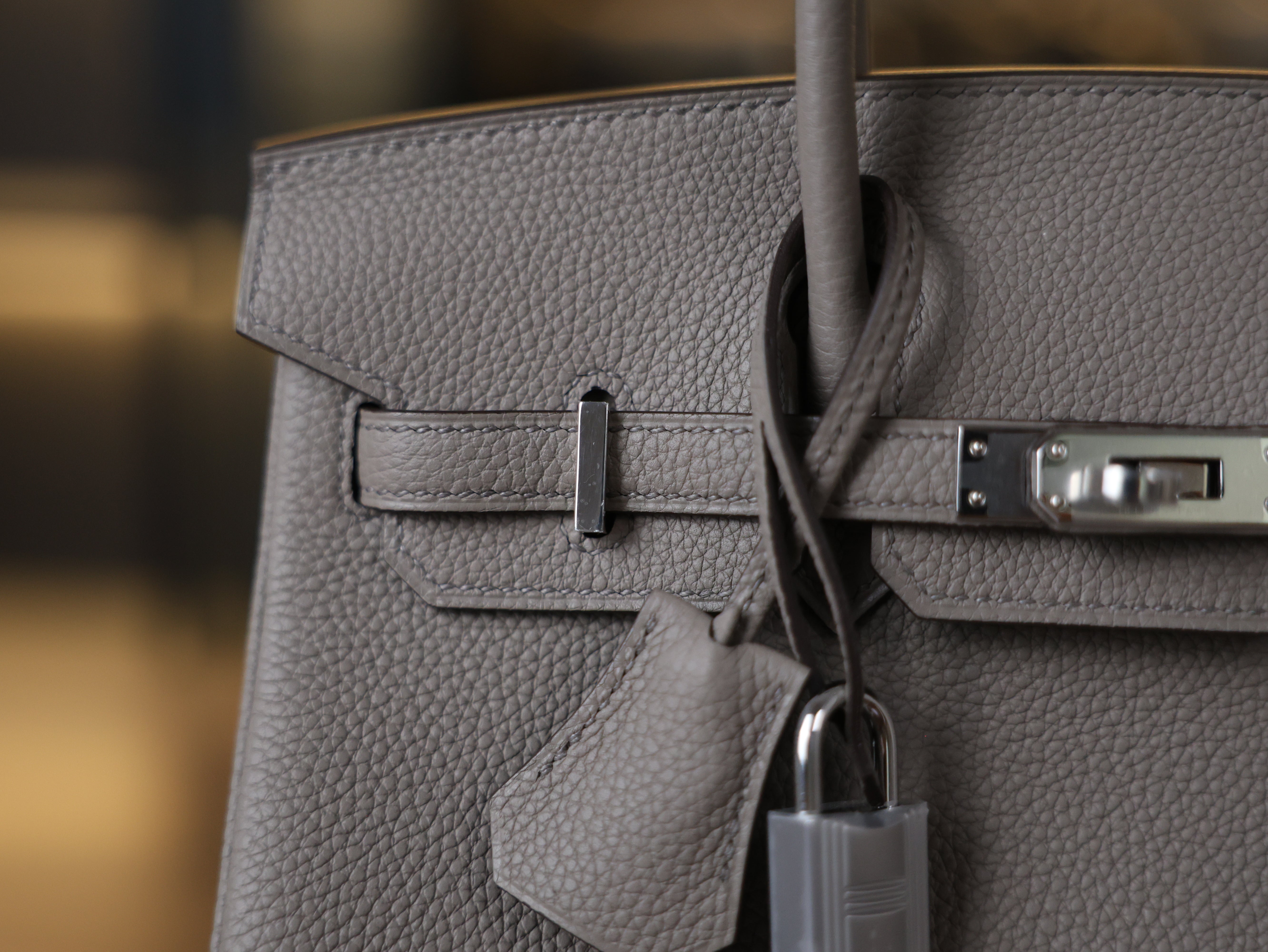 Birkin 25 togo gris asphalte PHW