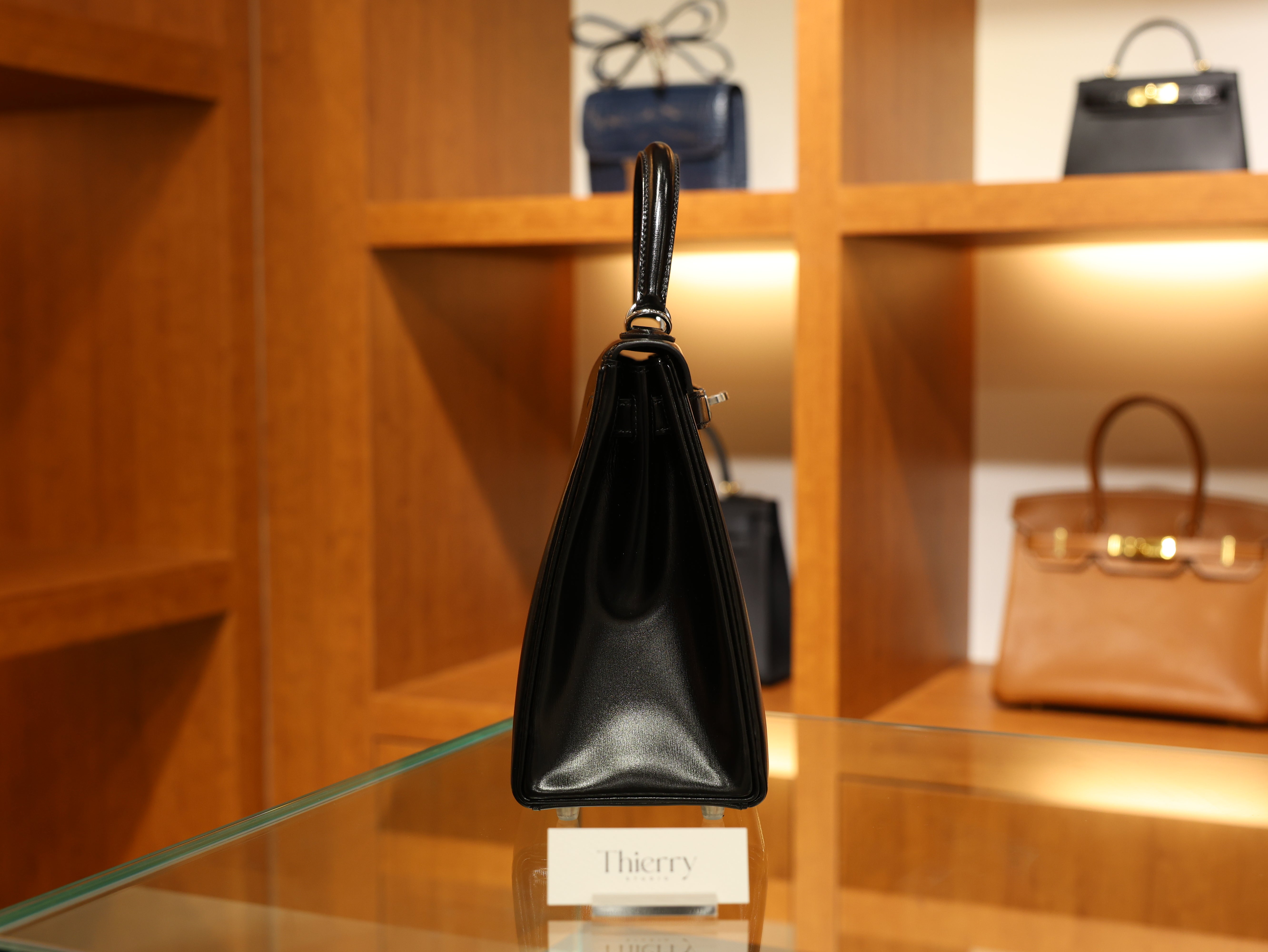Kelly 28 box retourne black PHW