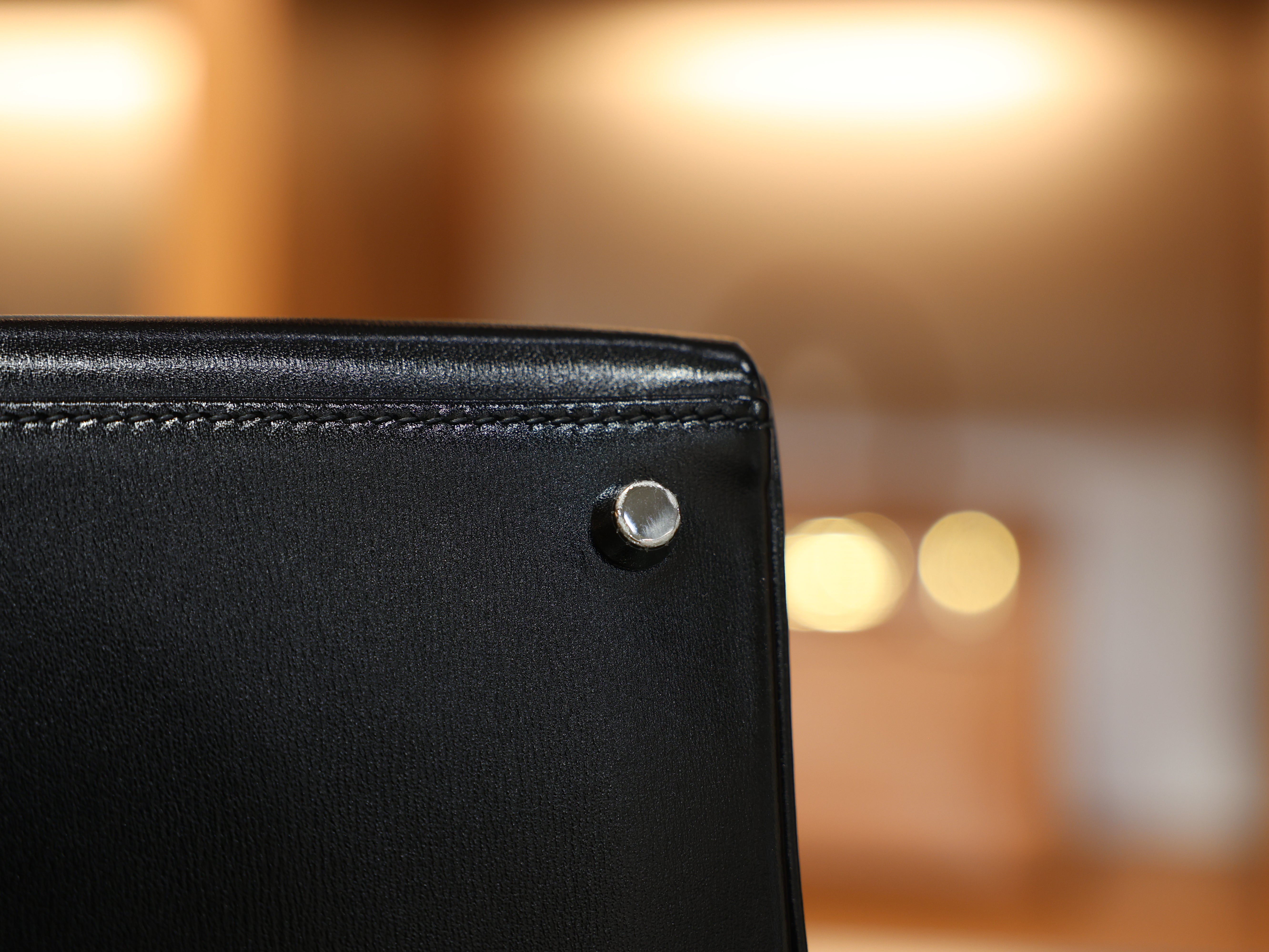 Kelly 28 box retourne black PHW