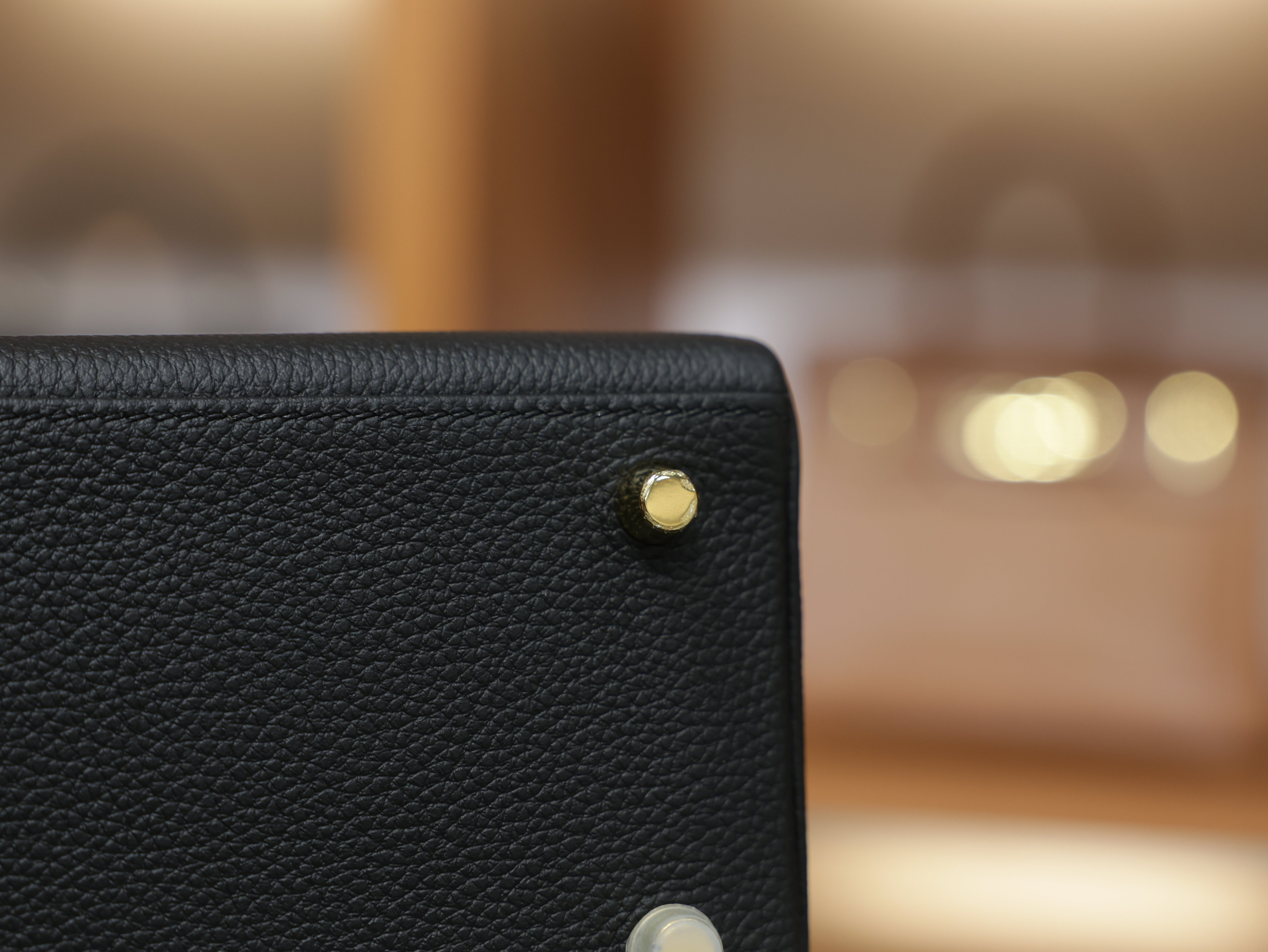 Kelly 25 togo black GHW