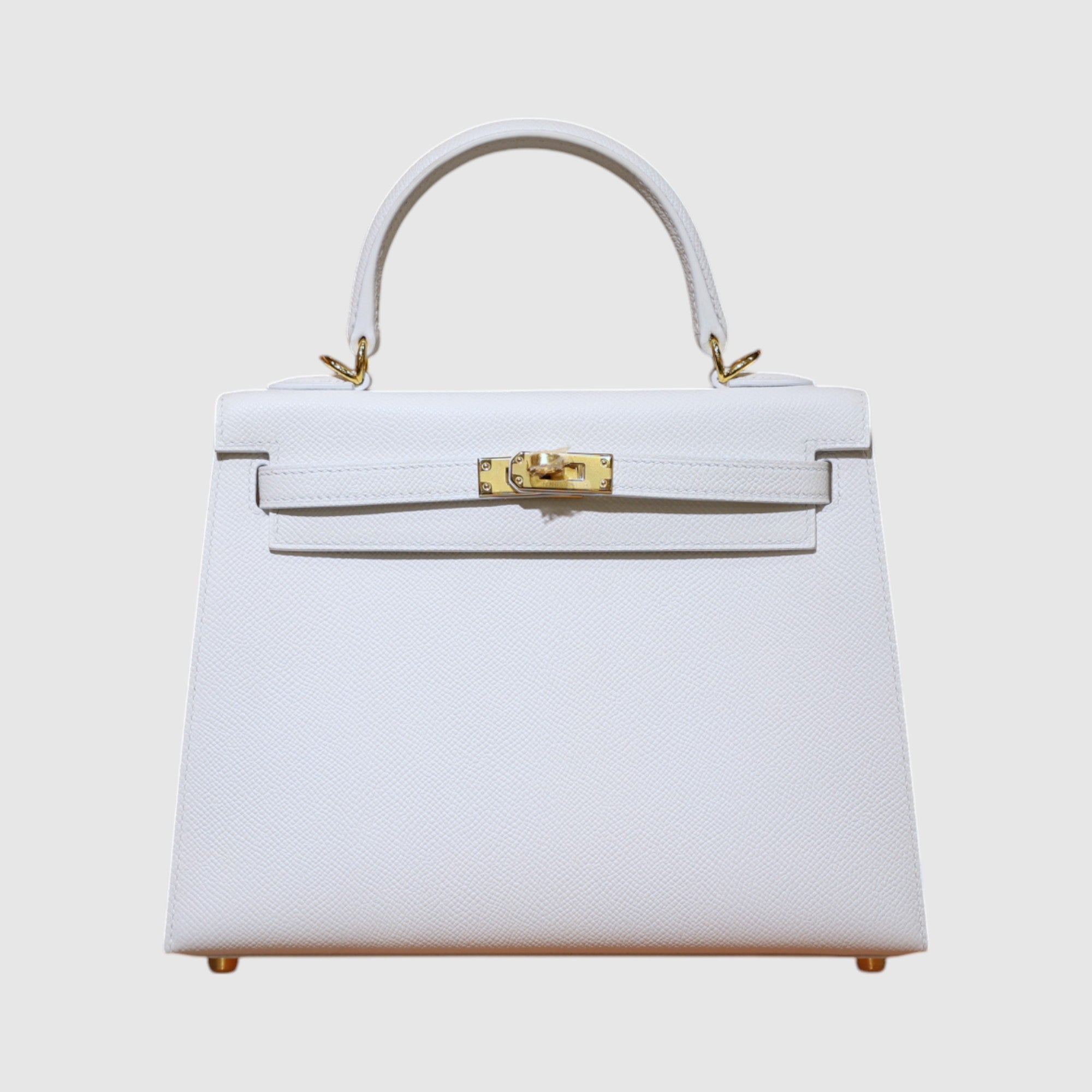 Kelly 25 epsom blanc GHW