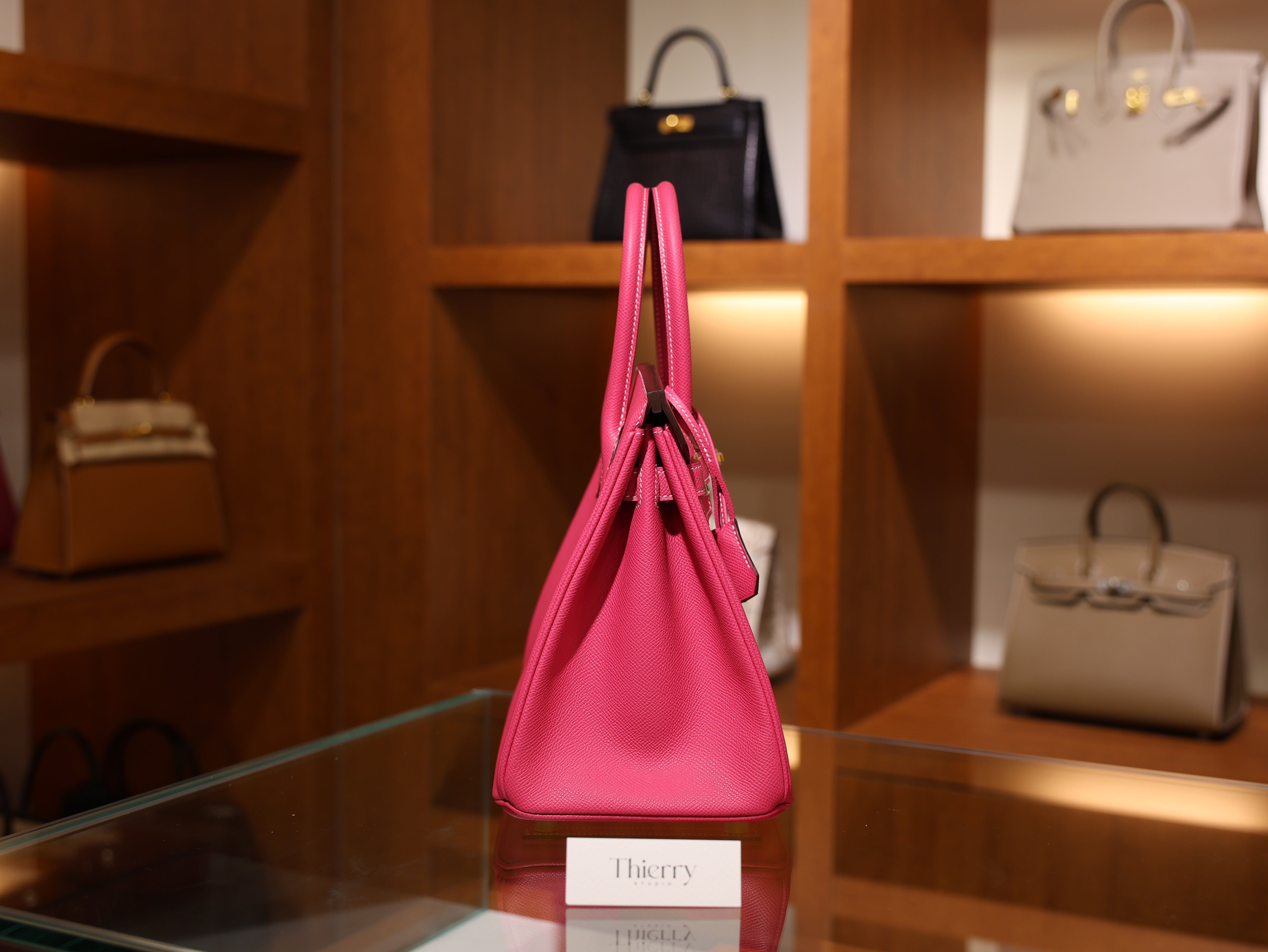 Birkin 30 epsom rose tyrien GHW