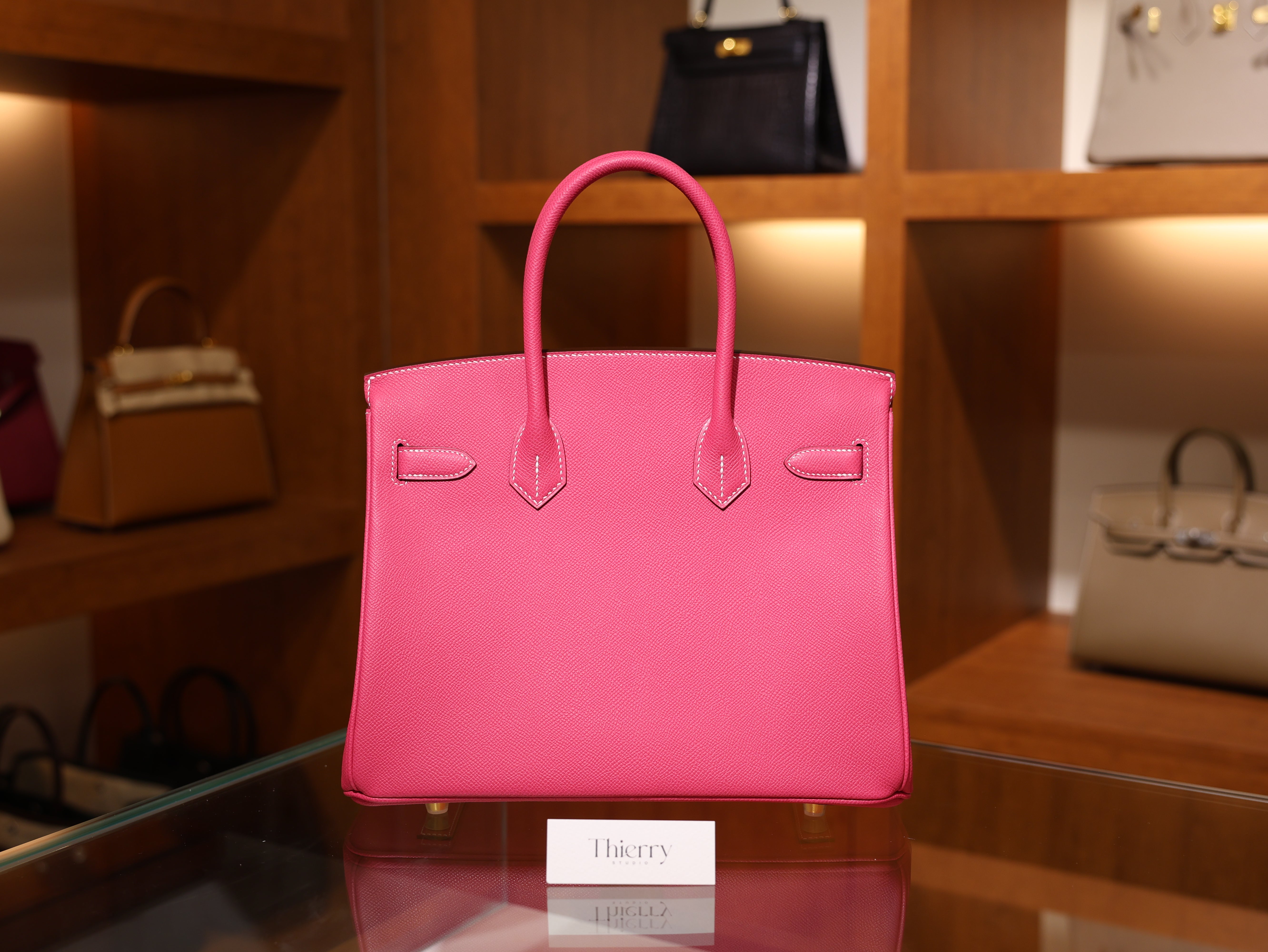 Birkin 30 epsom rose tyrien GHW