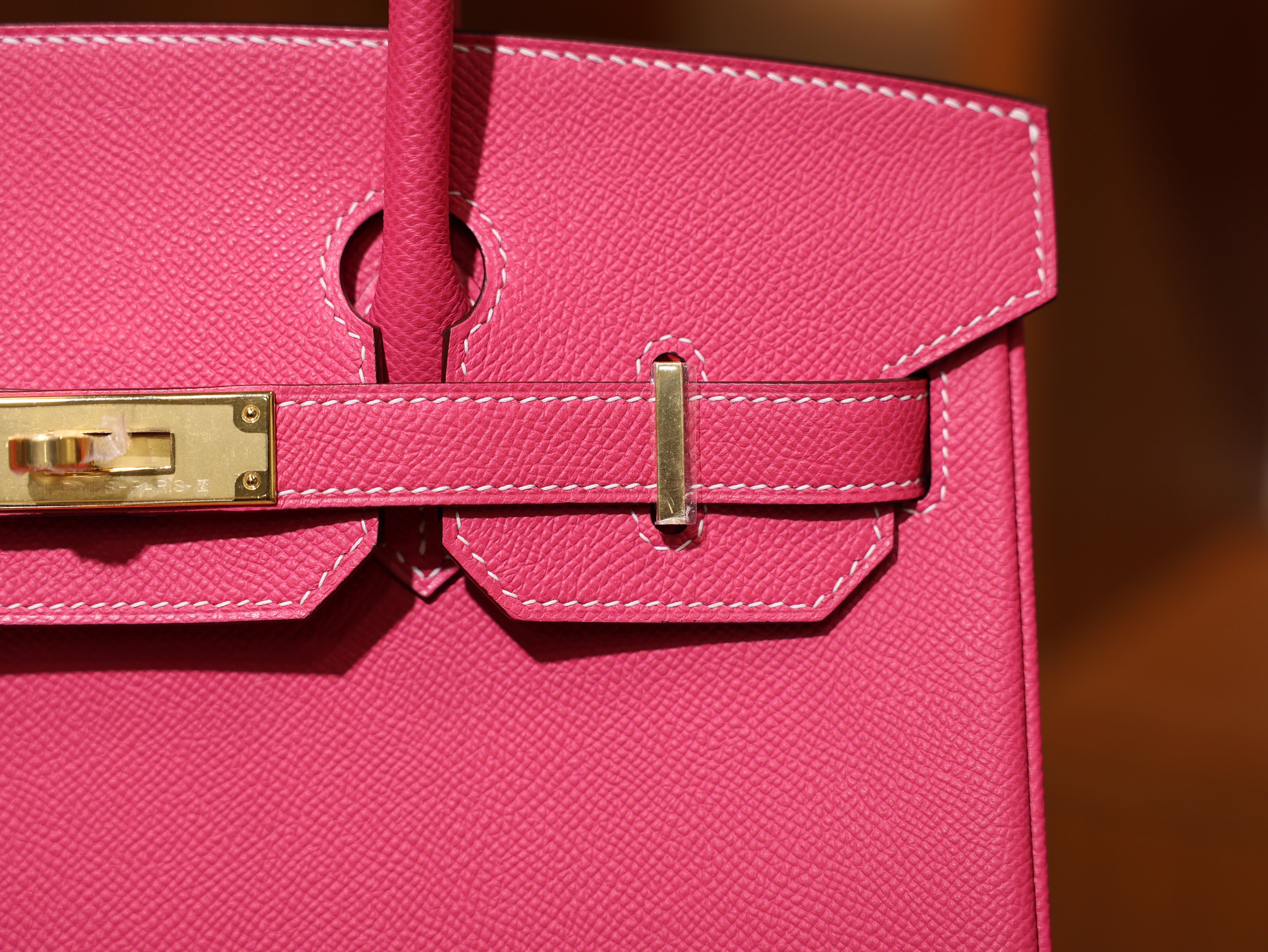 Birkin 30 epsom rose tyrien GHW