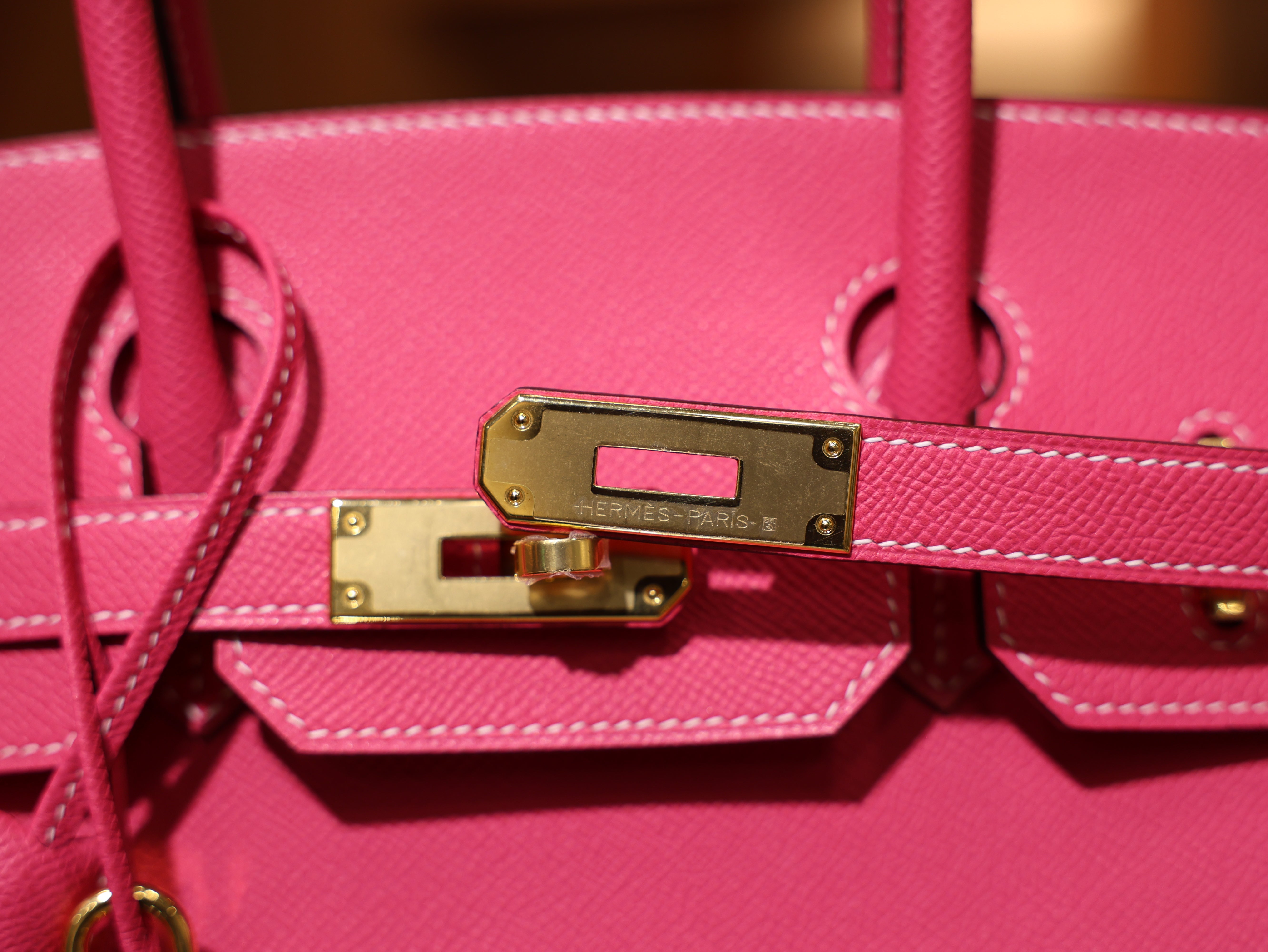 Birkin 30 epsom rose tyrien GHW