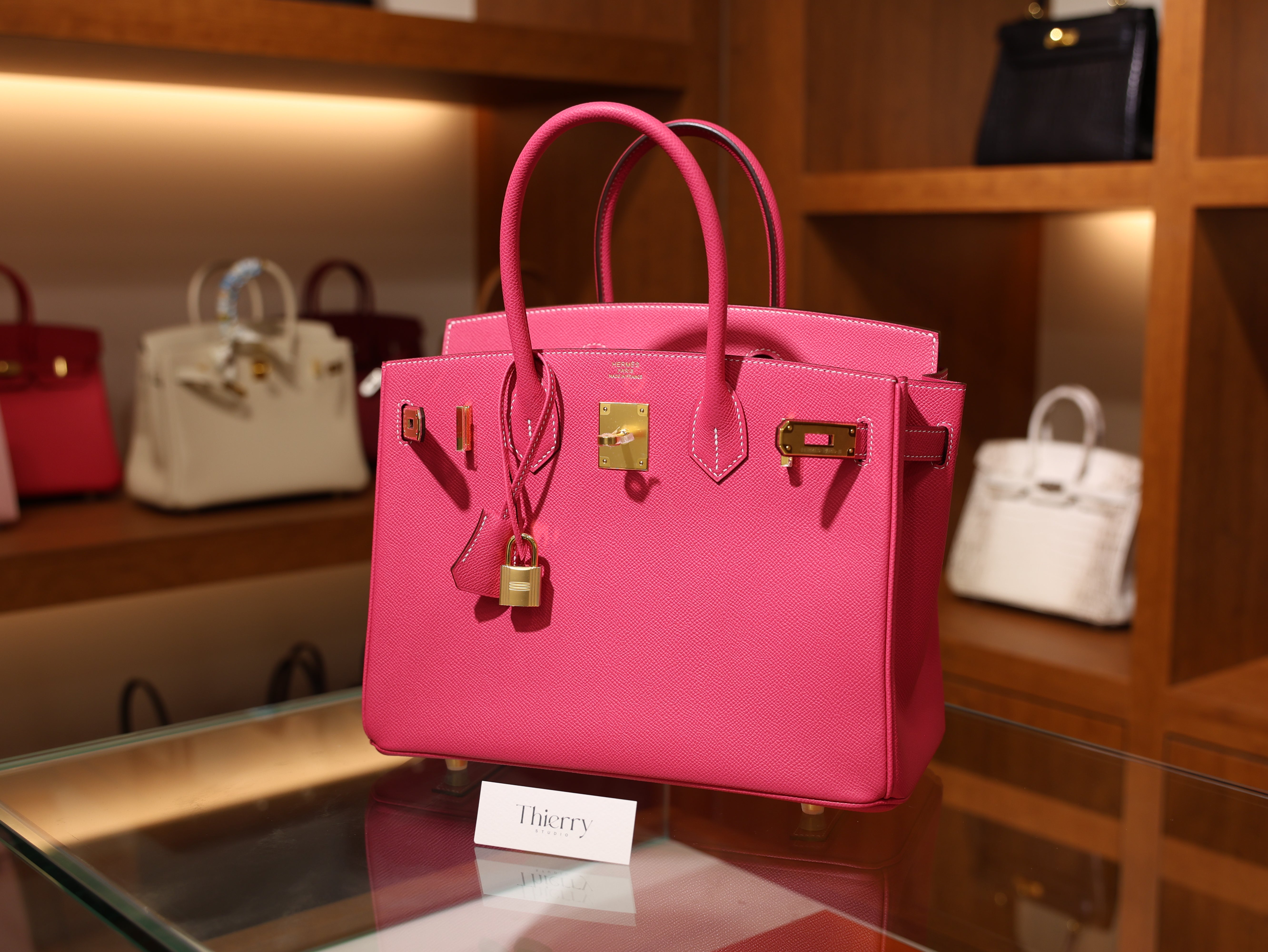 Birkin 30 epsom rose tyrien GHW