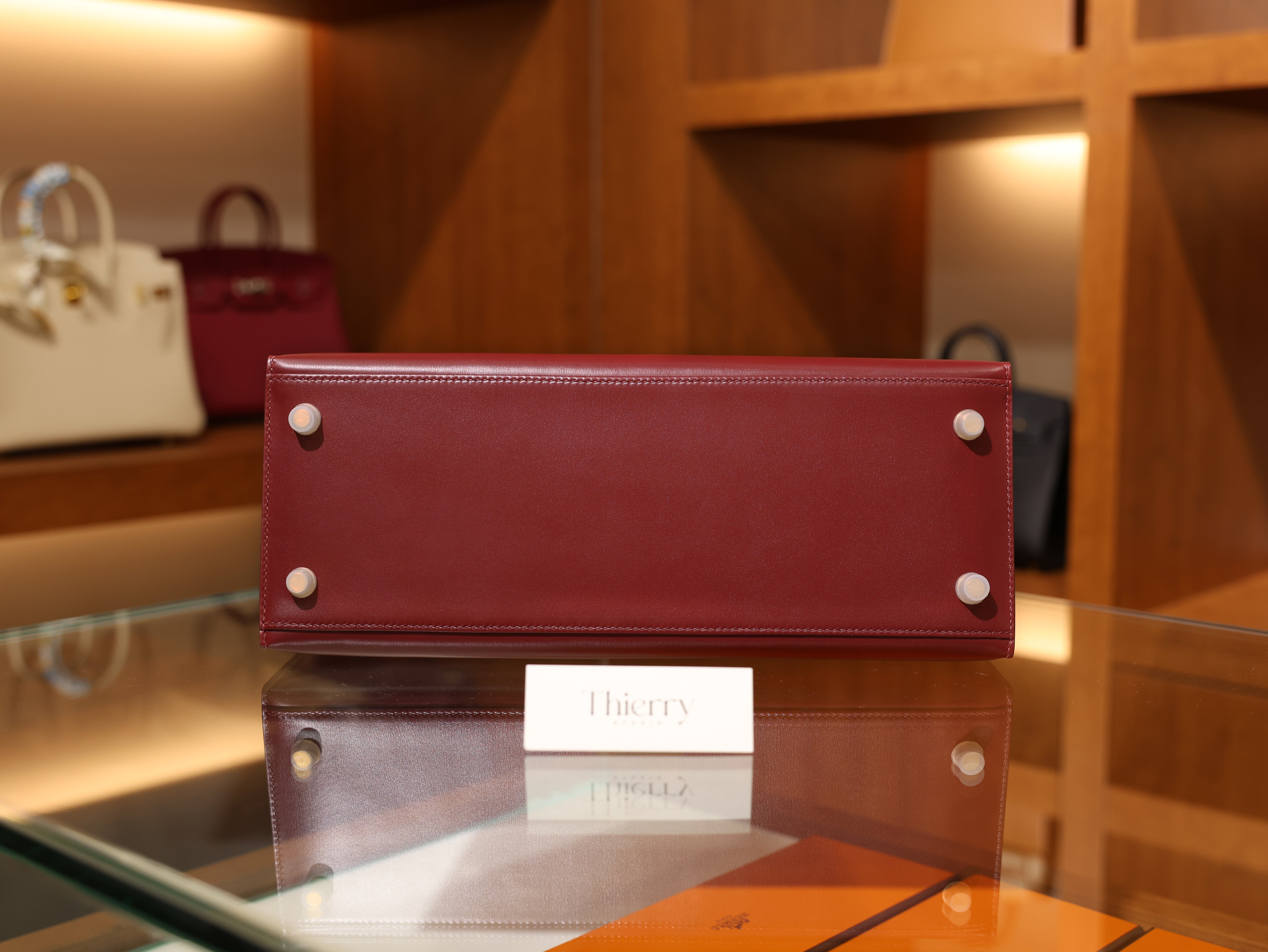 Kelly 32 box rouge H GHW