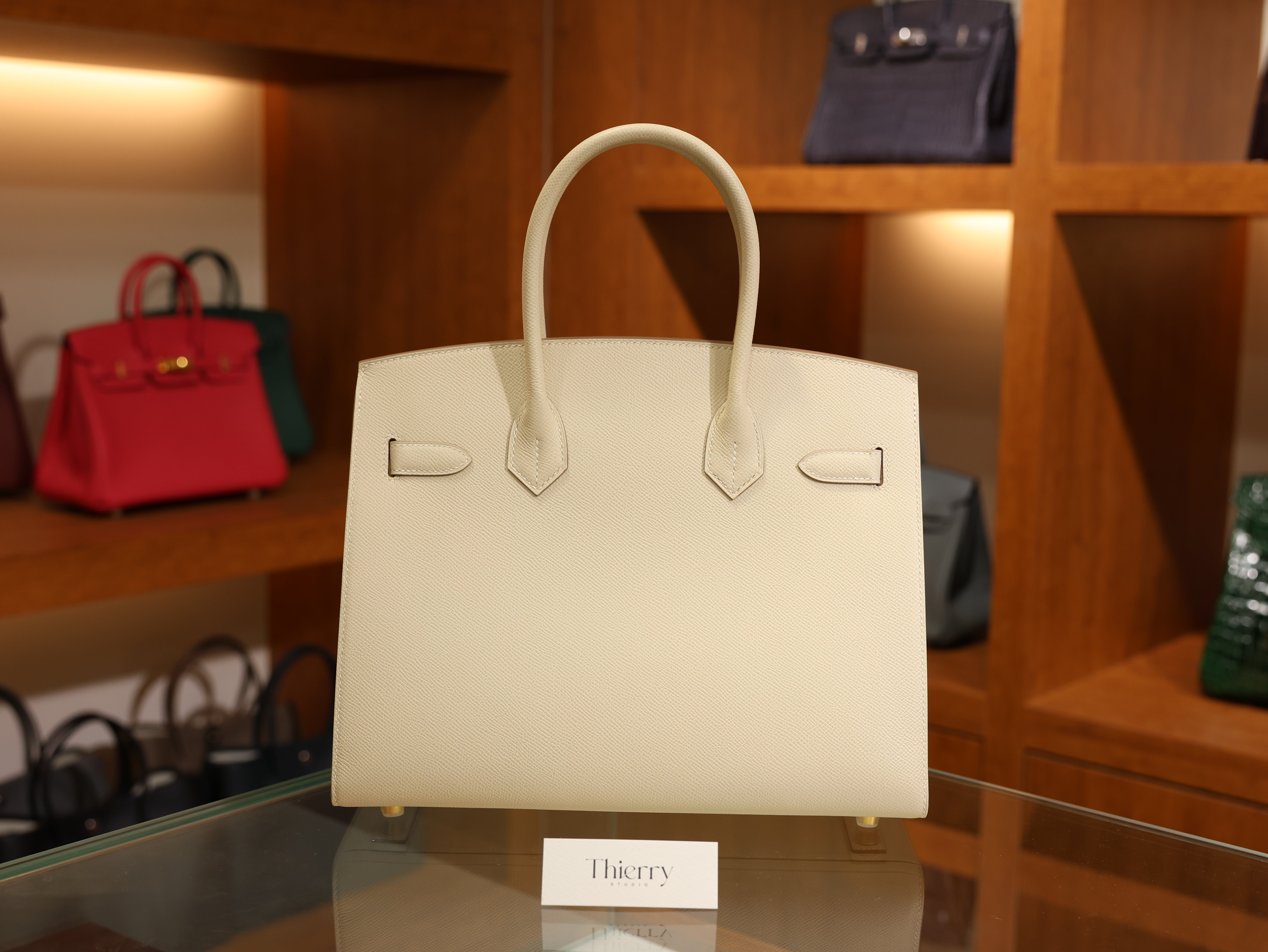 Birkin 30 epsom sellier craie GHW
