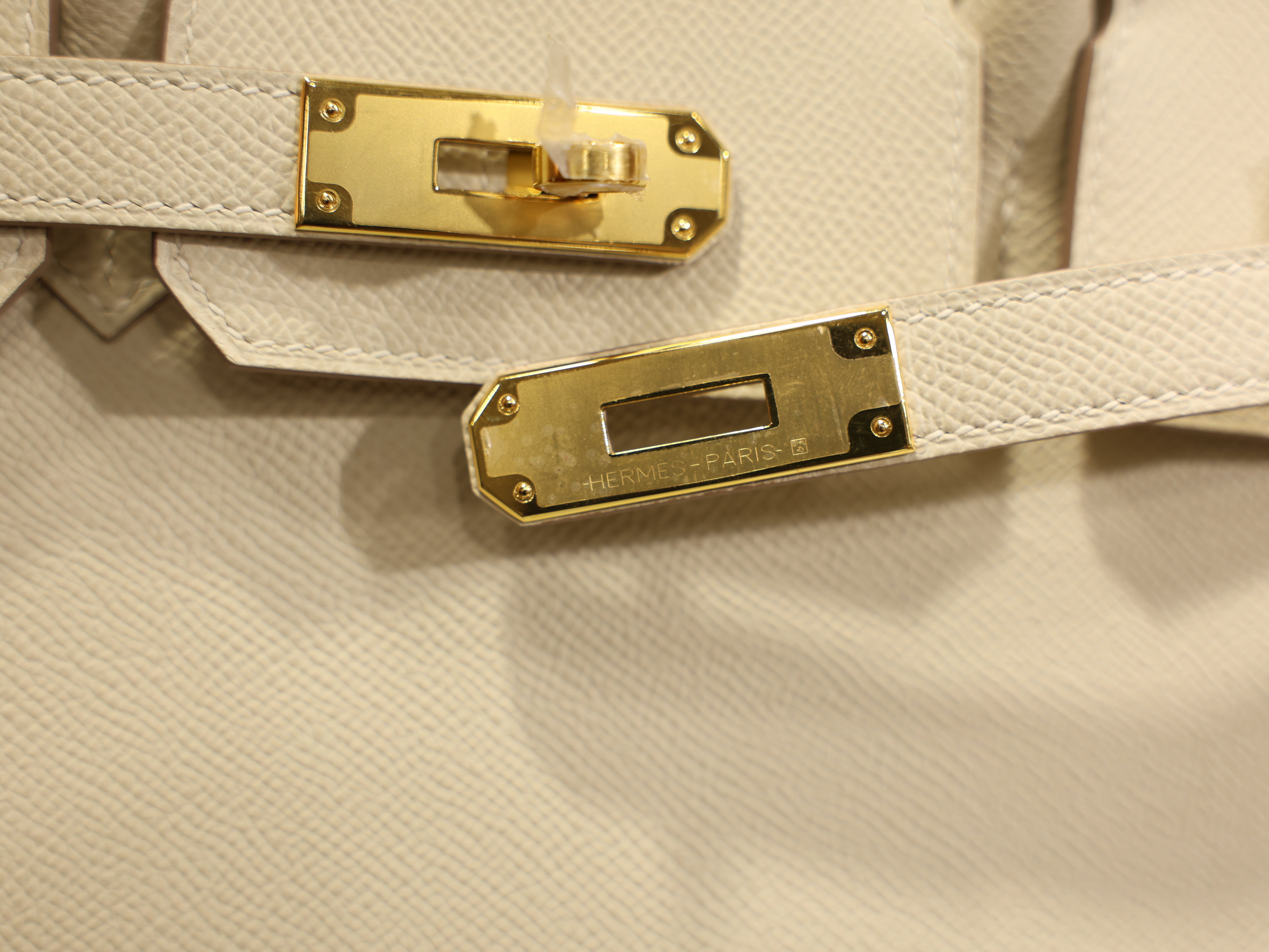 Birkin 30 epsom sellier craie GHW