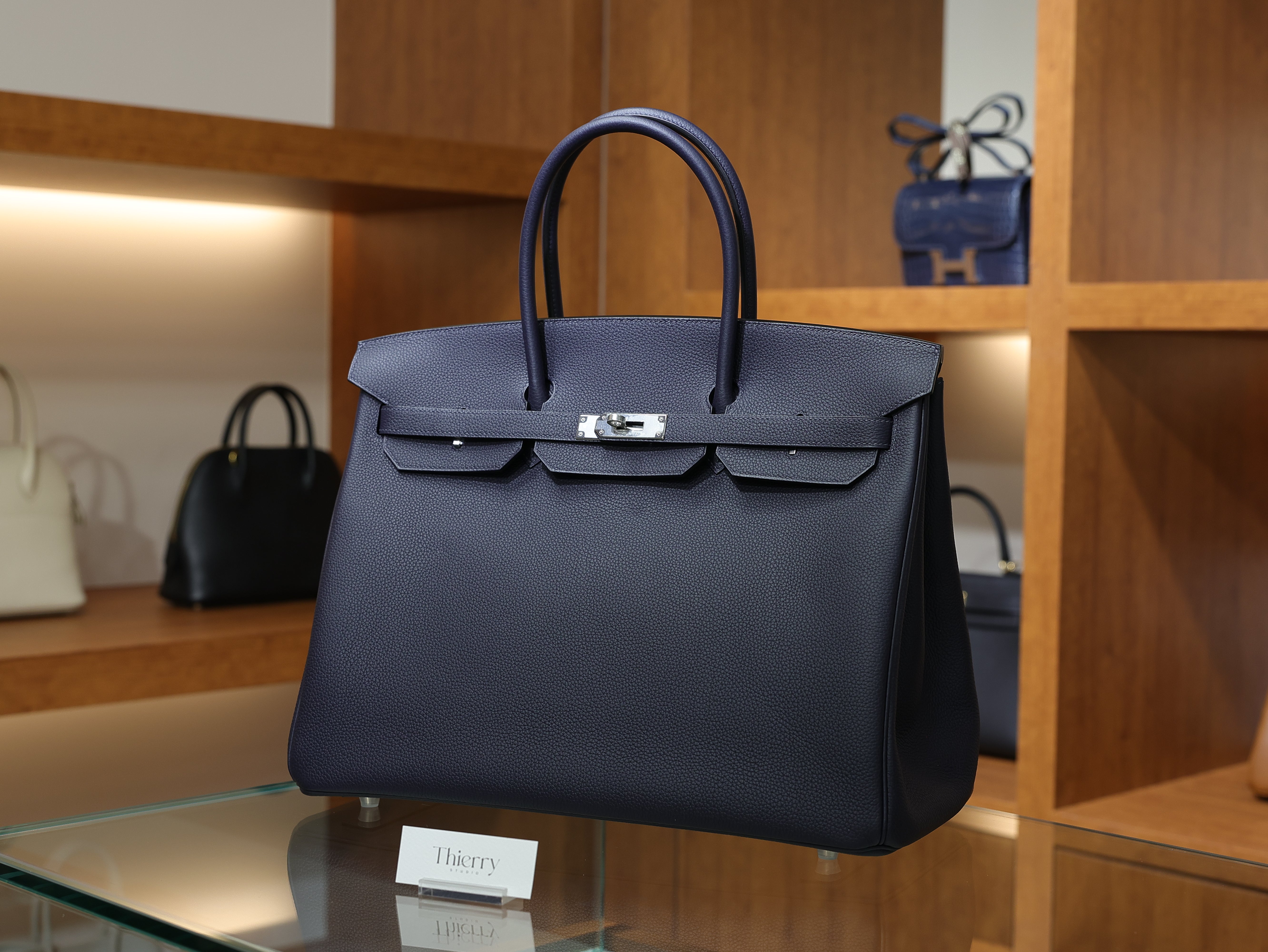 Birkin 40 togo blue nuit PHW
