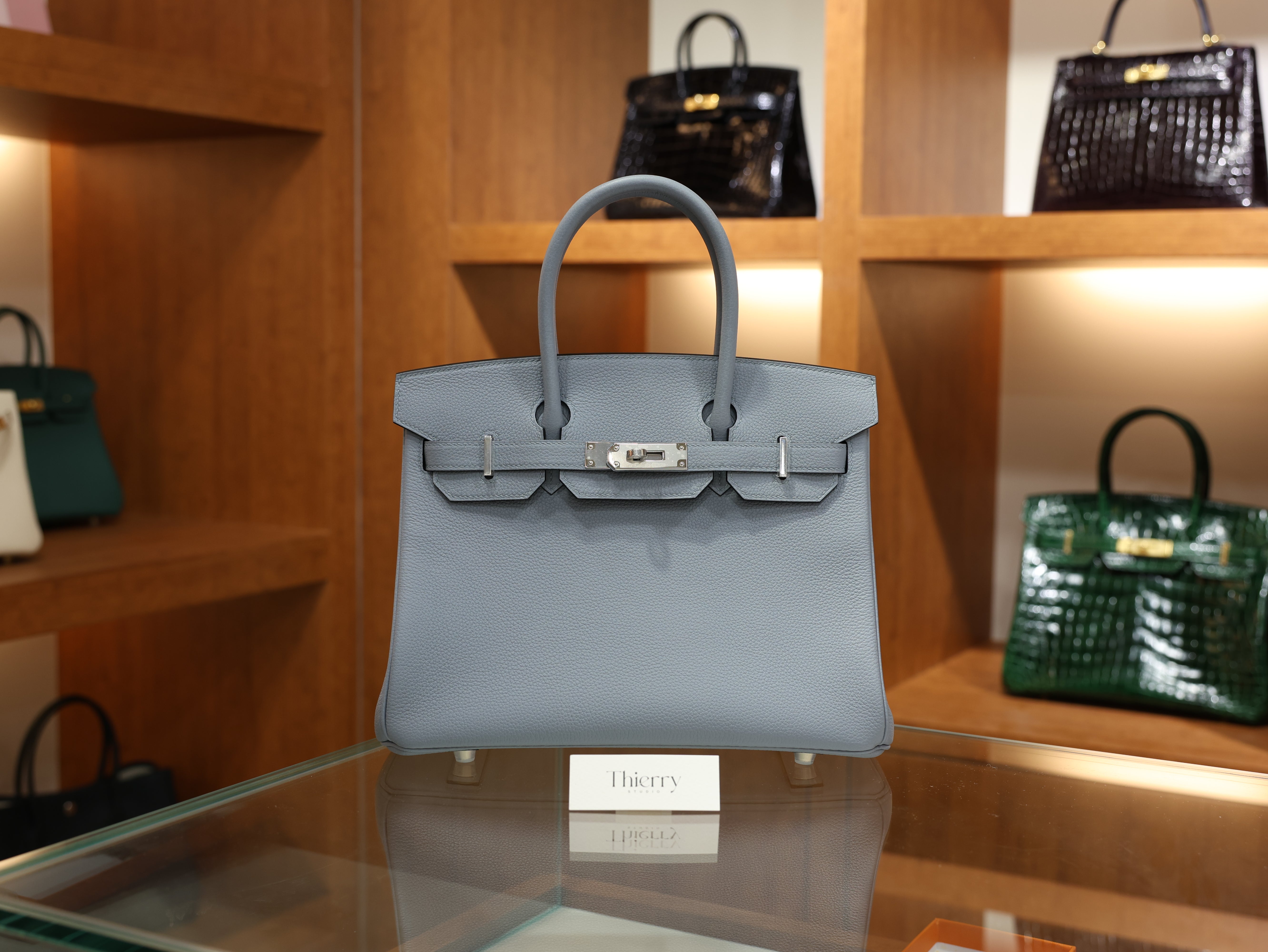 Birkin 30 togo blue lin PHW