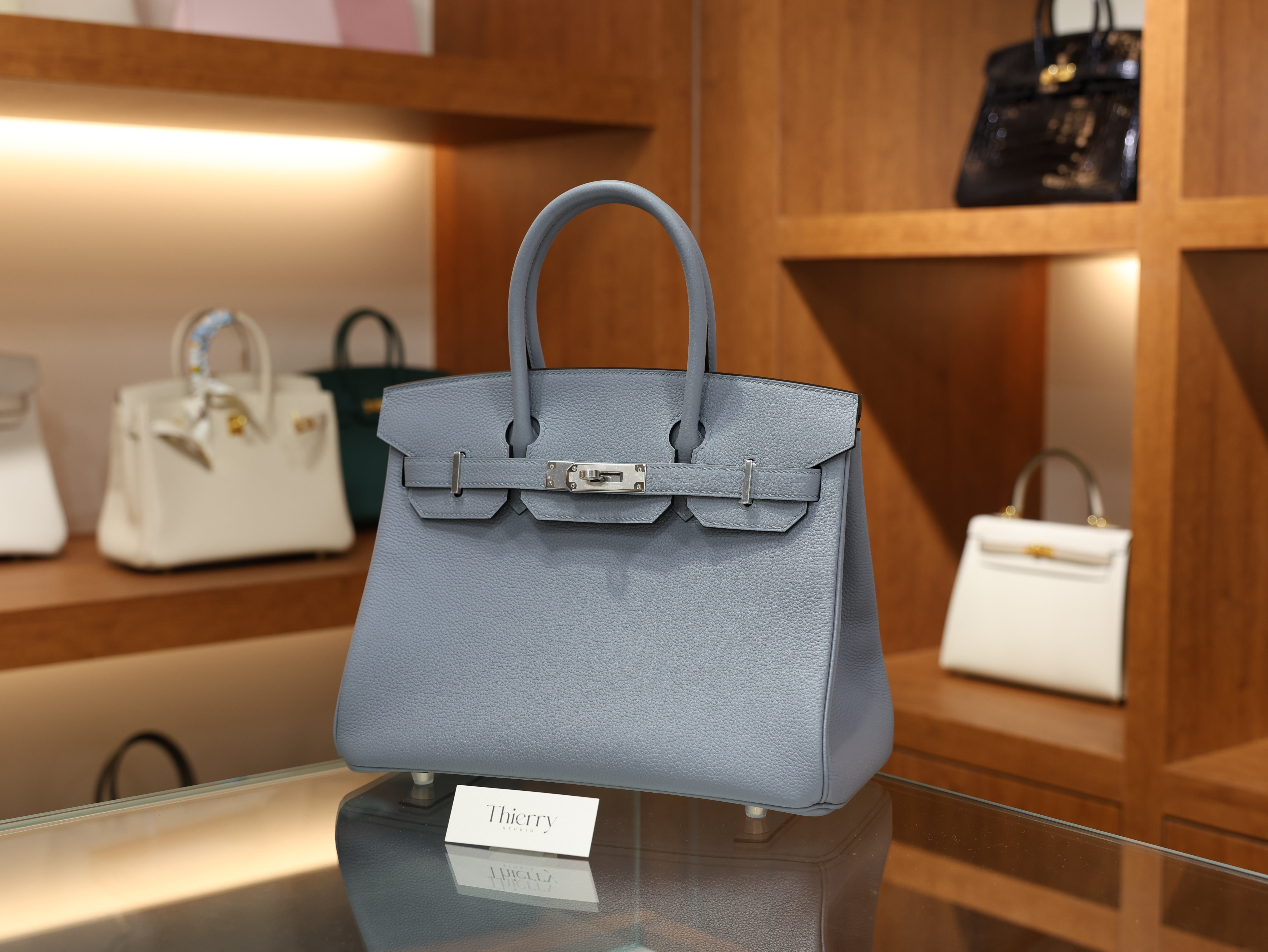 Birkin 30 togo blue lin PHW