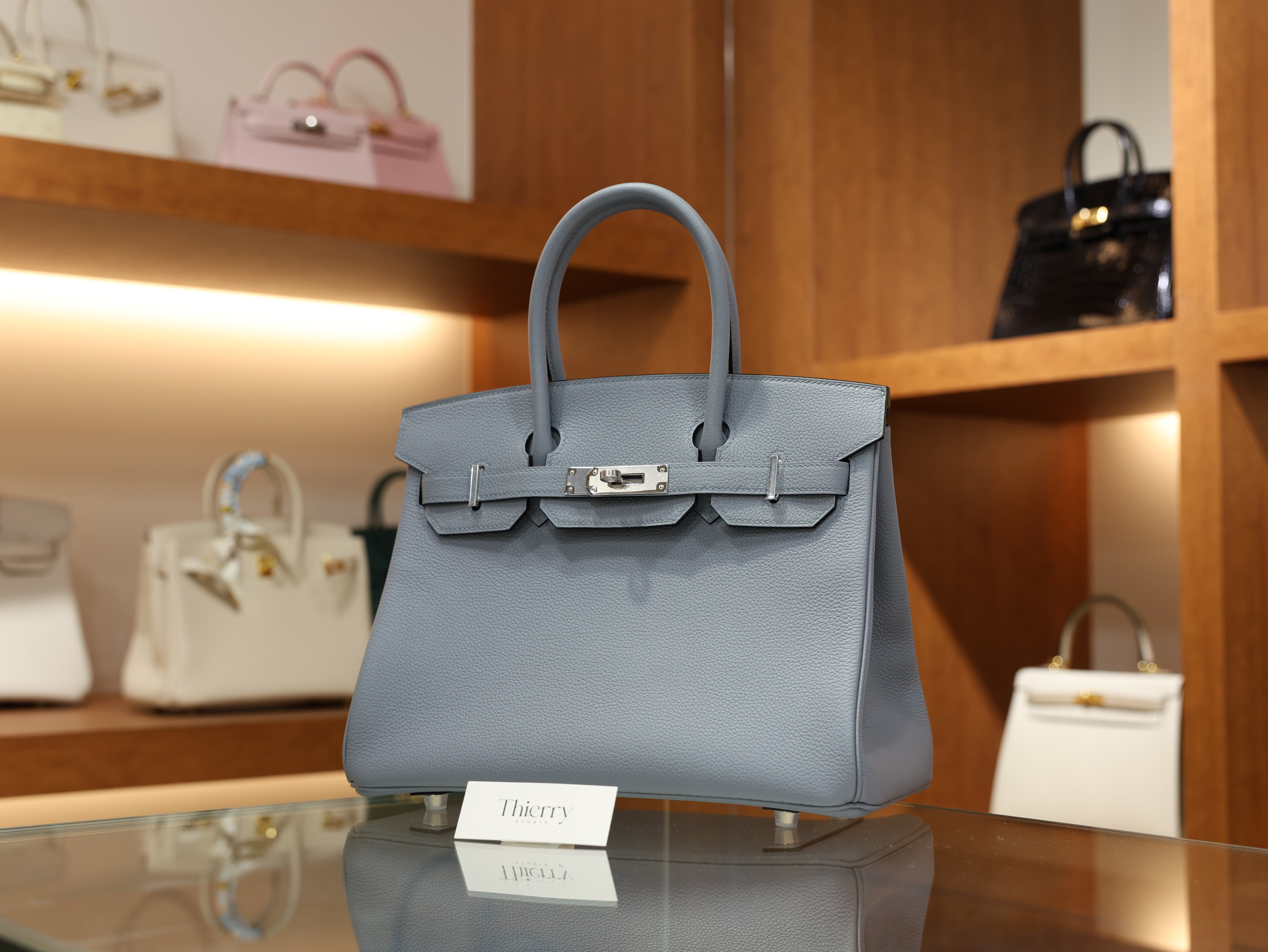 Birkin 30 togo blue lin PHW