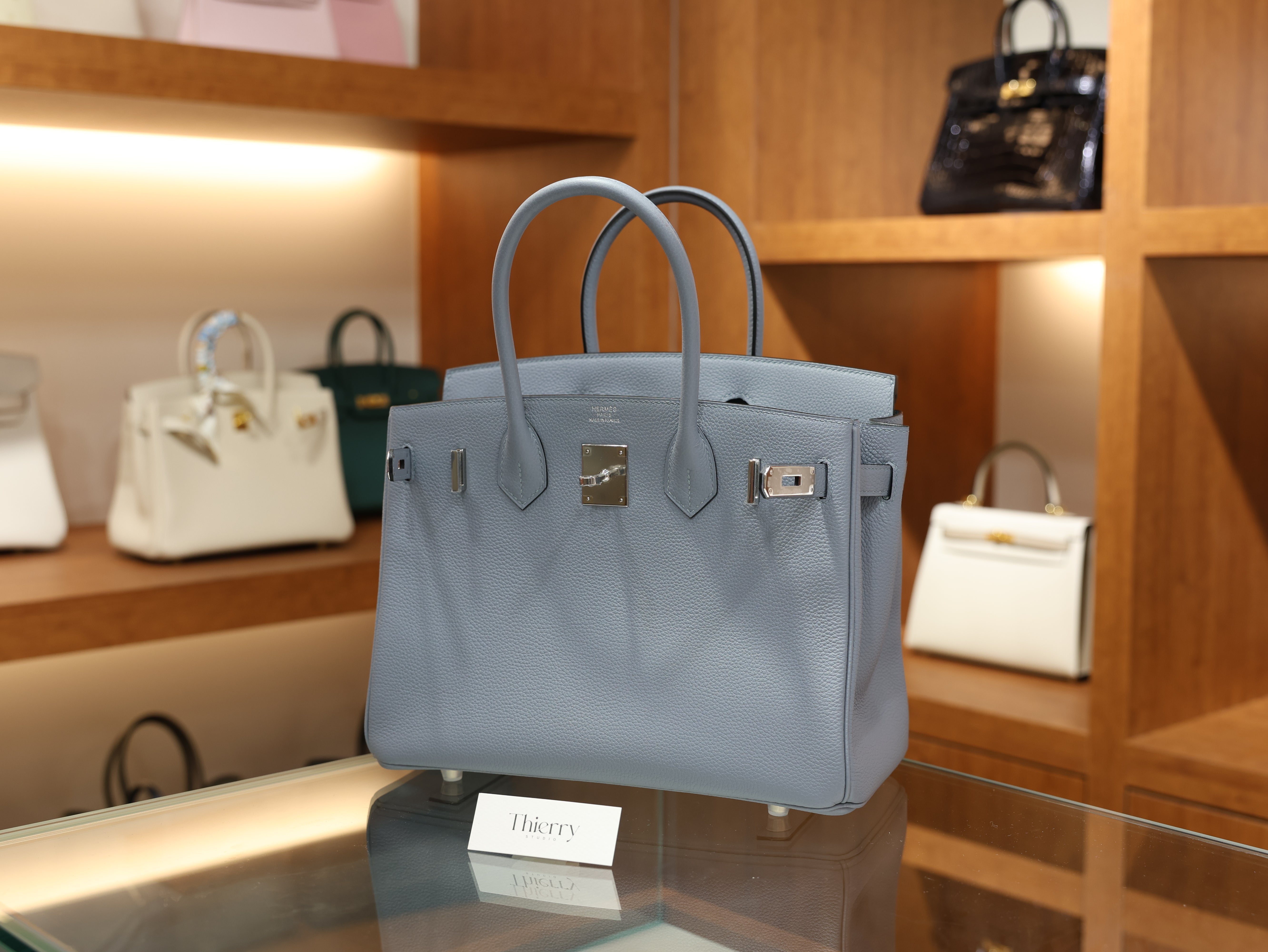 Birkin 30 togo blue lin PHW