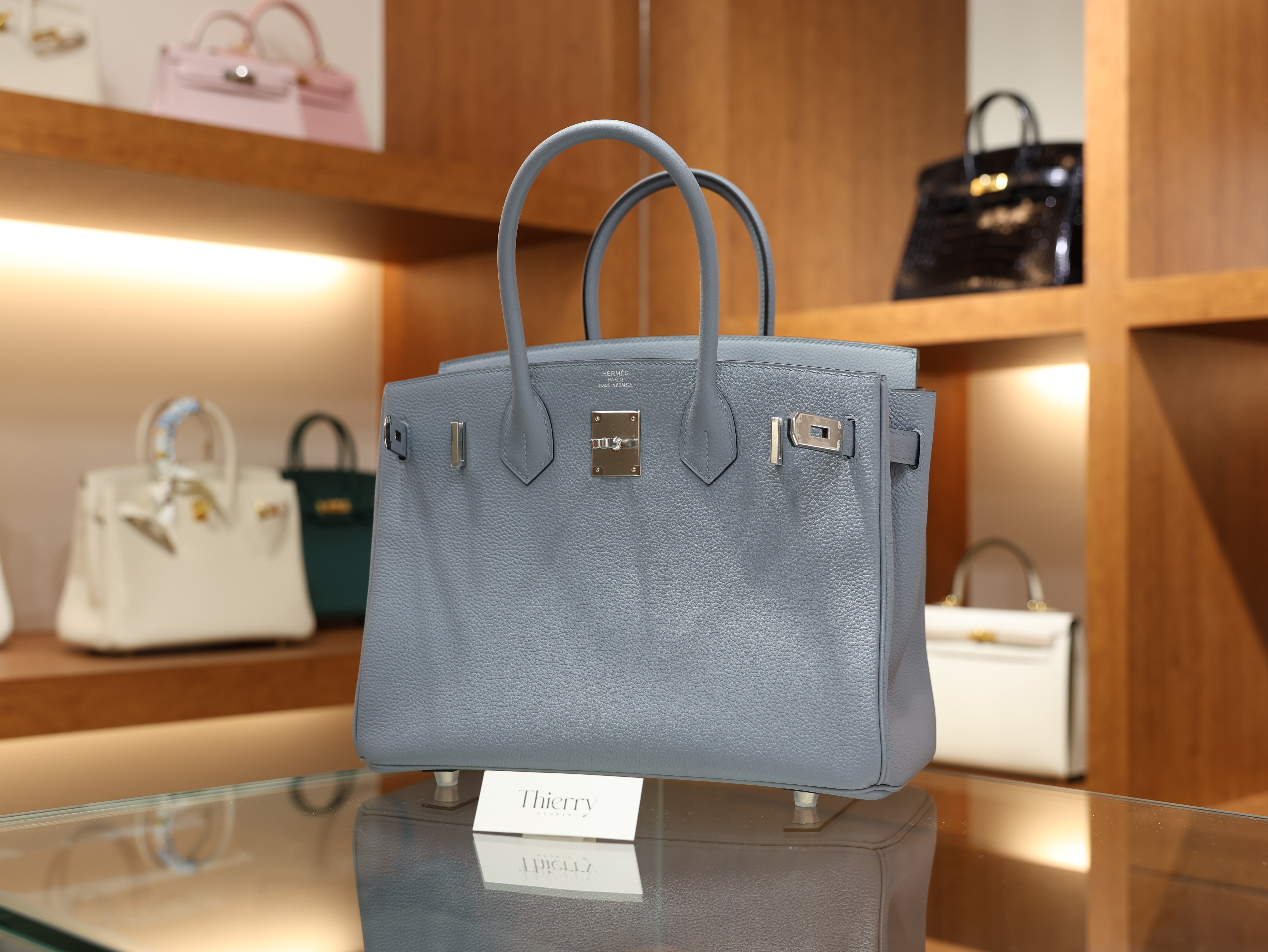 Birkin 30 togo blue lin PHW