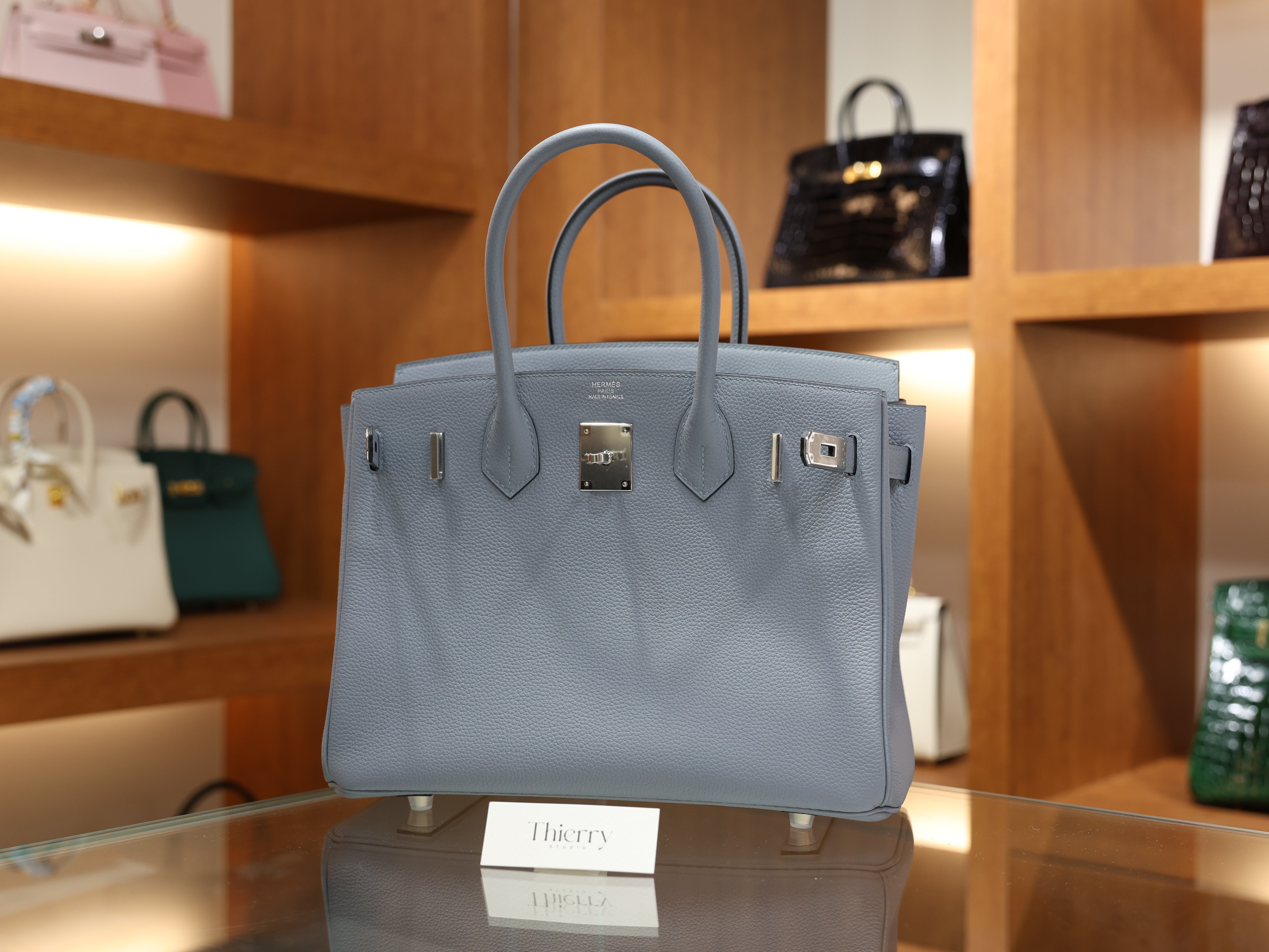 Birkin 30 togo blue lin PHW
