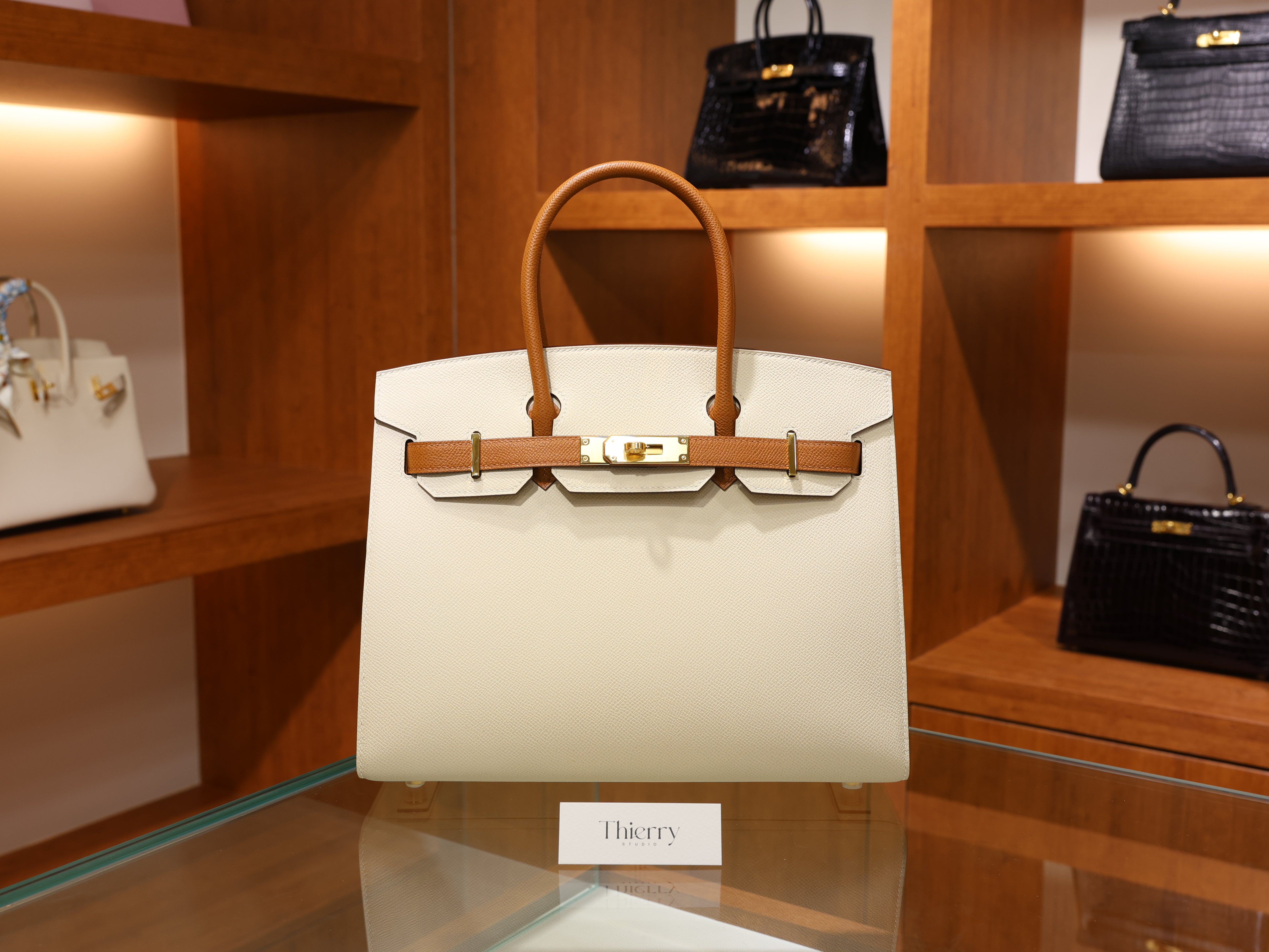 Birkin 30 epsom sellier craie gold GHW (HSS)