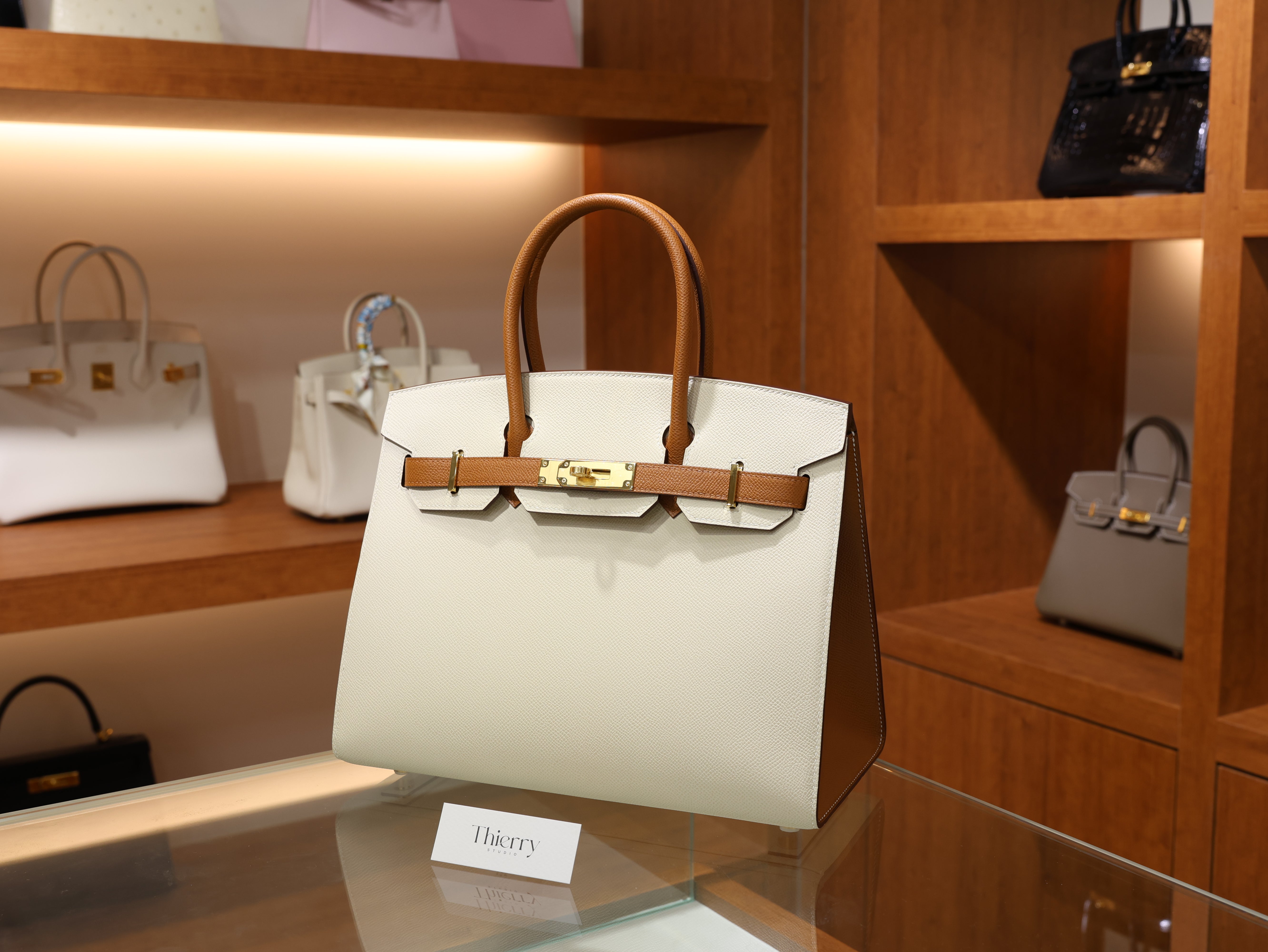 Birkin 30 epsom sellier craie gold GHW (HSS)