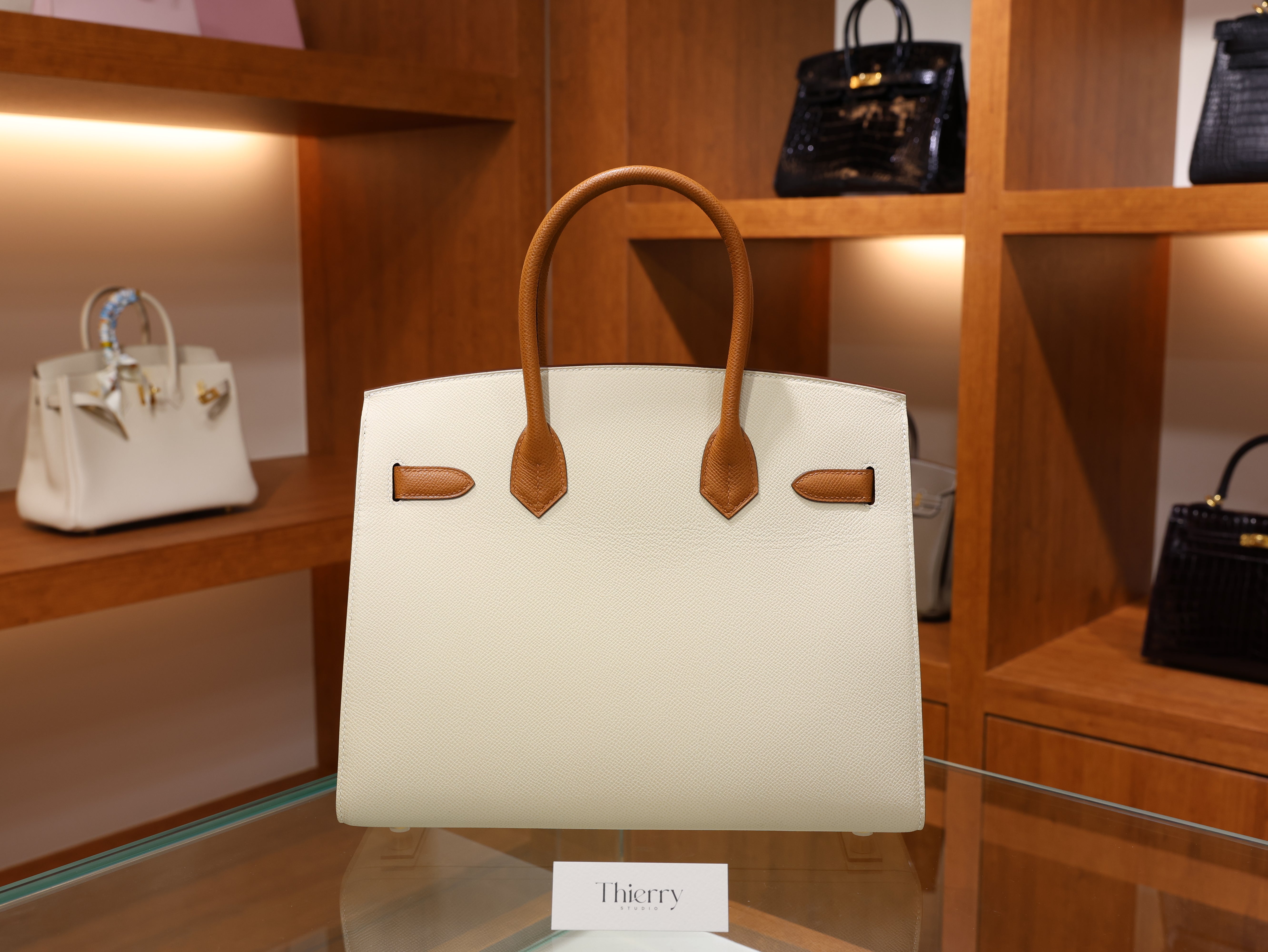 Birkin 30 epsom sellier craie gold GHW (HSS)