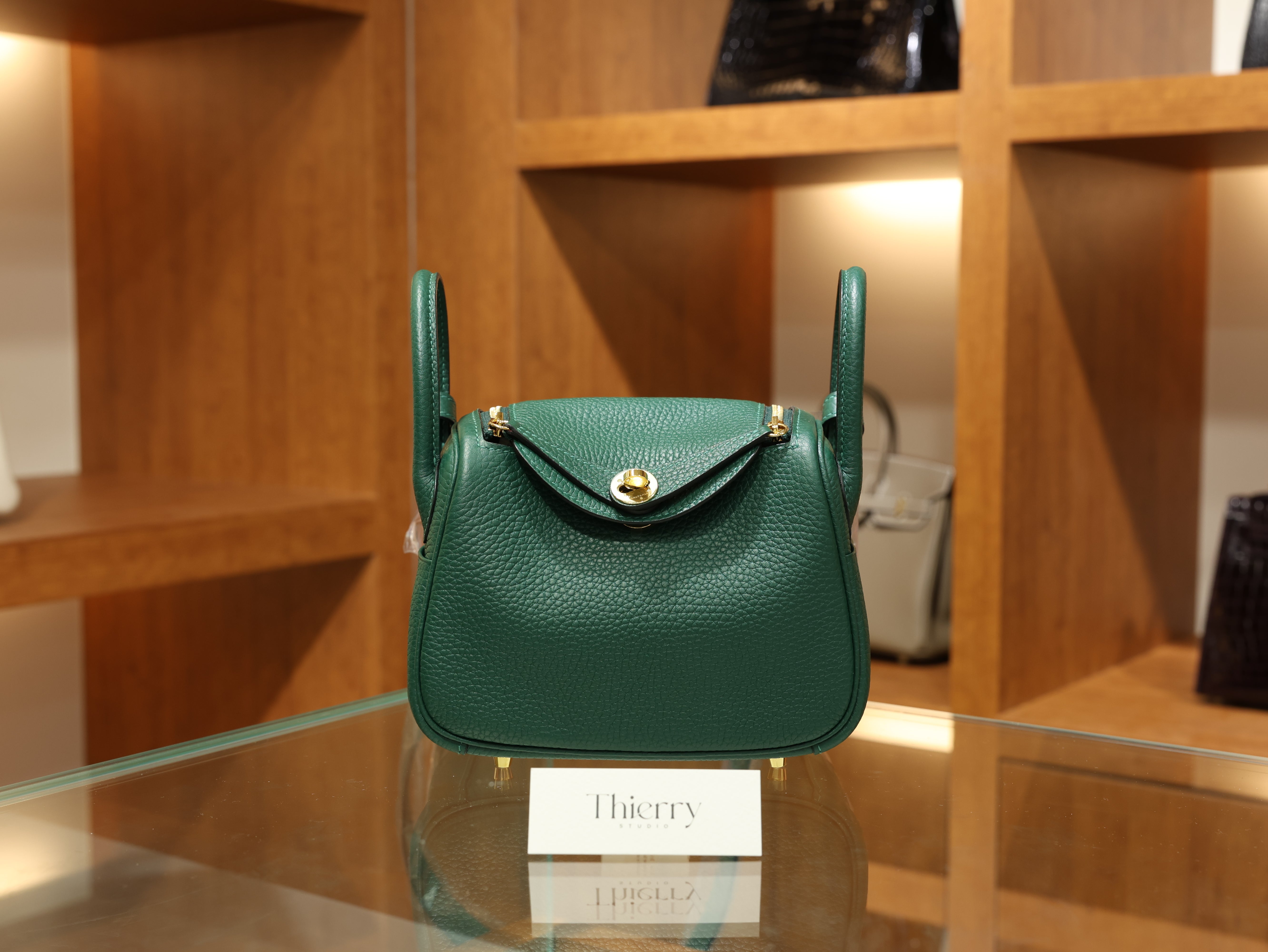 Lindy mini clemence malachite GHW