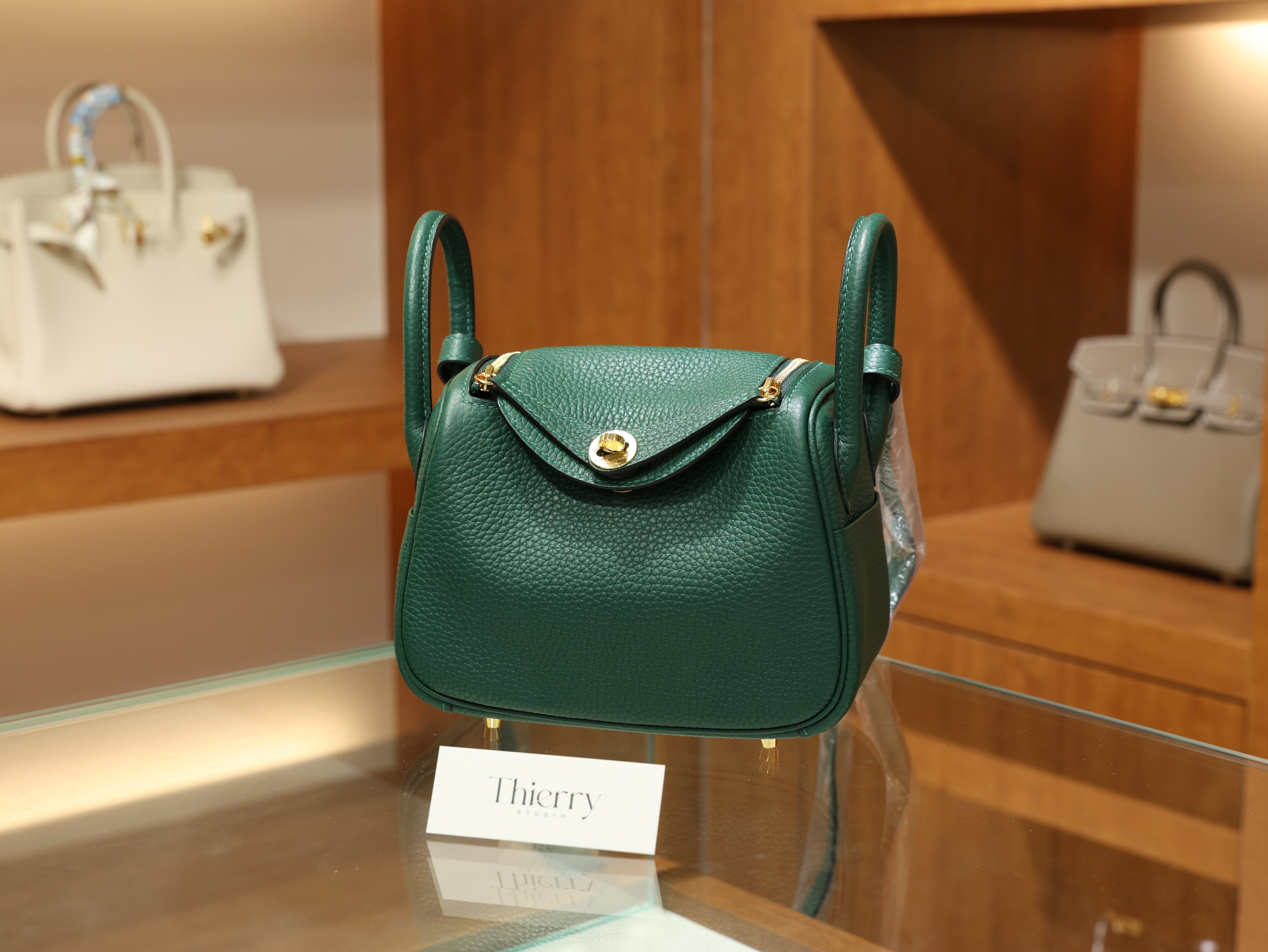 Lindy mini clemence malachite GHW