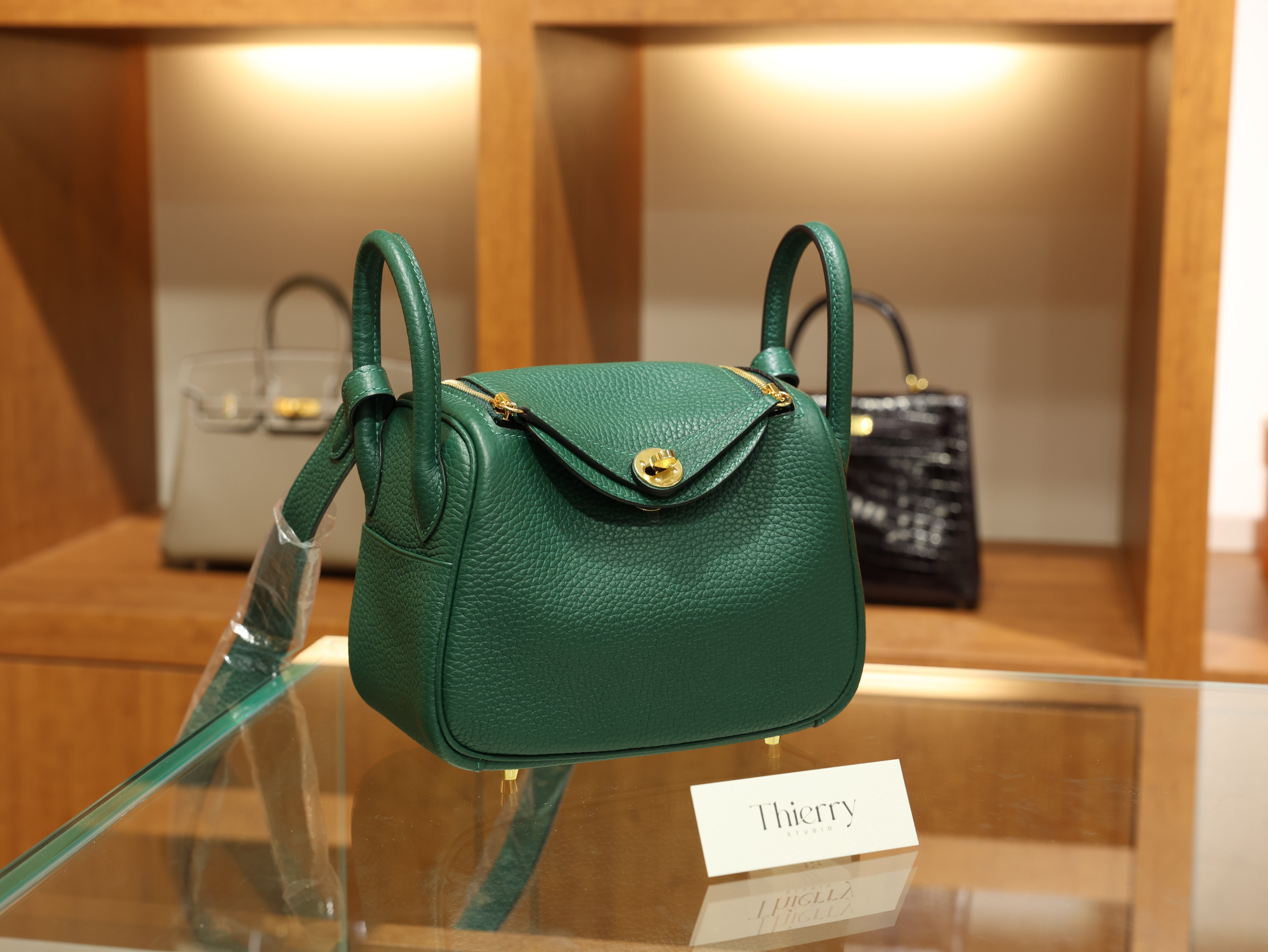 Lindy mini clemence malachite GHW