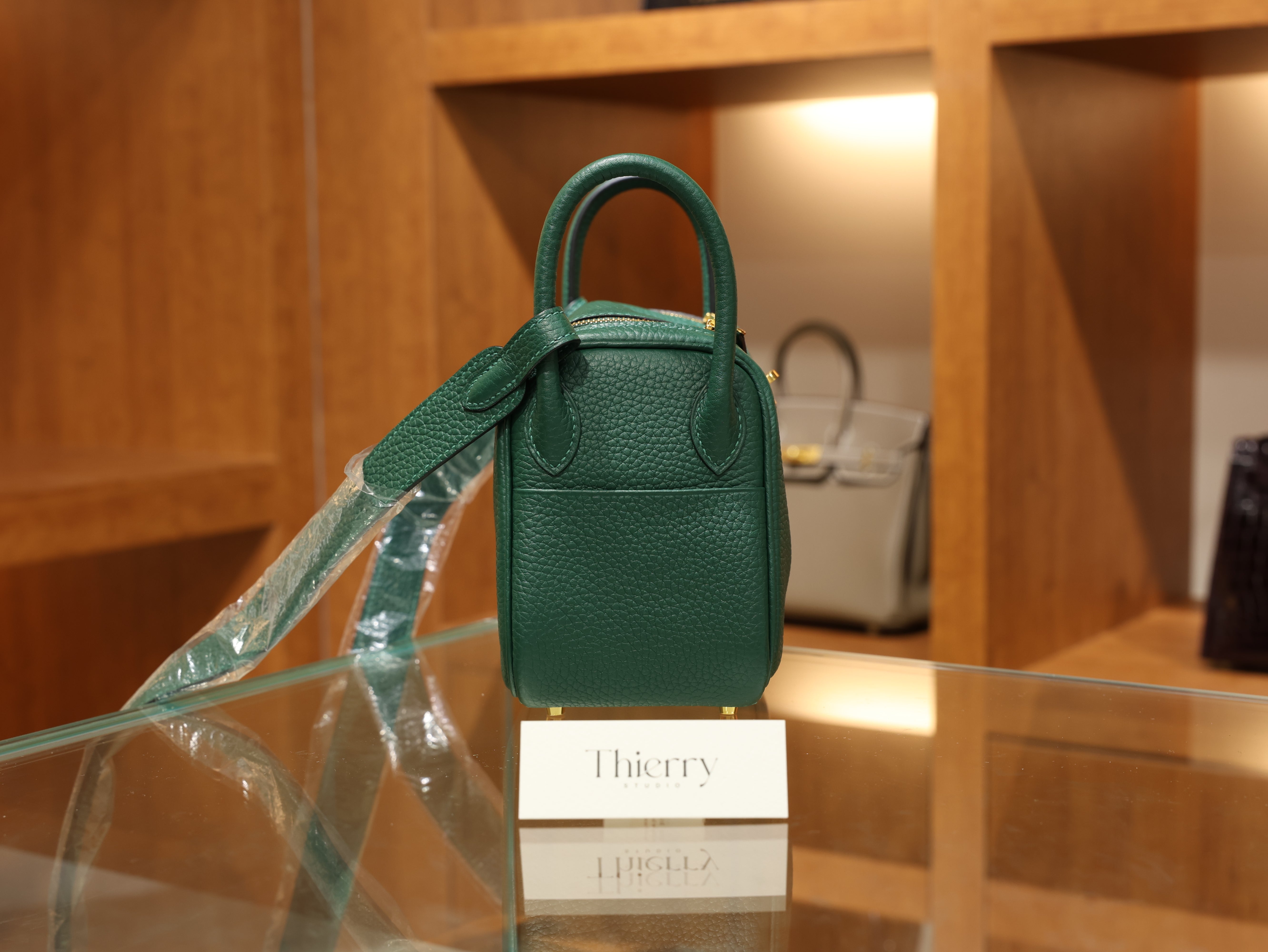 Lindy mini clemence malachite GHW