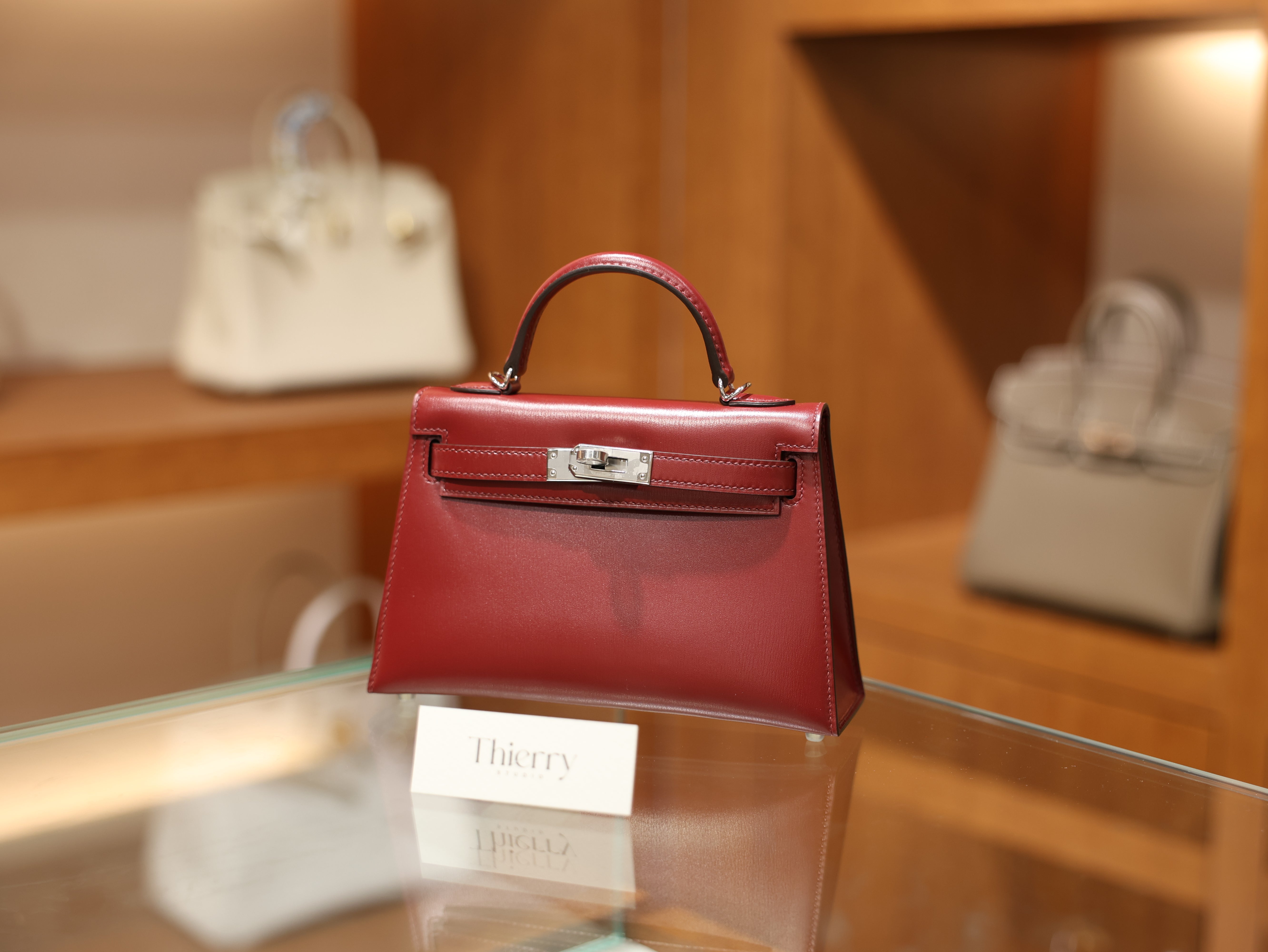 Kelly mini 2 box rouge H PHW