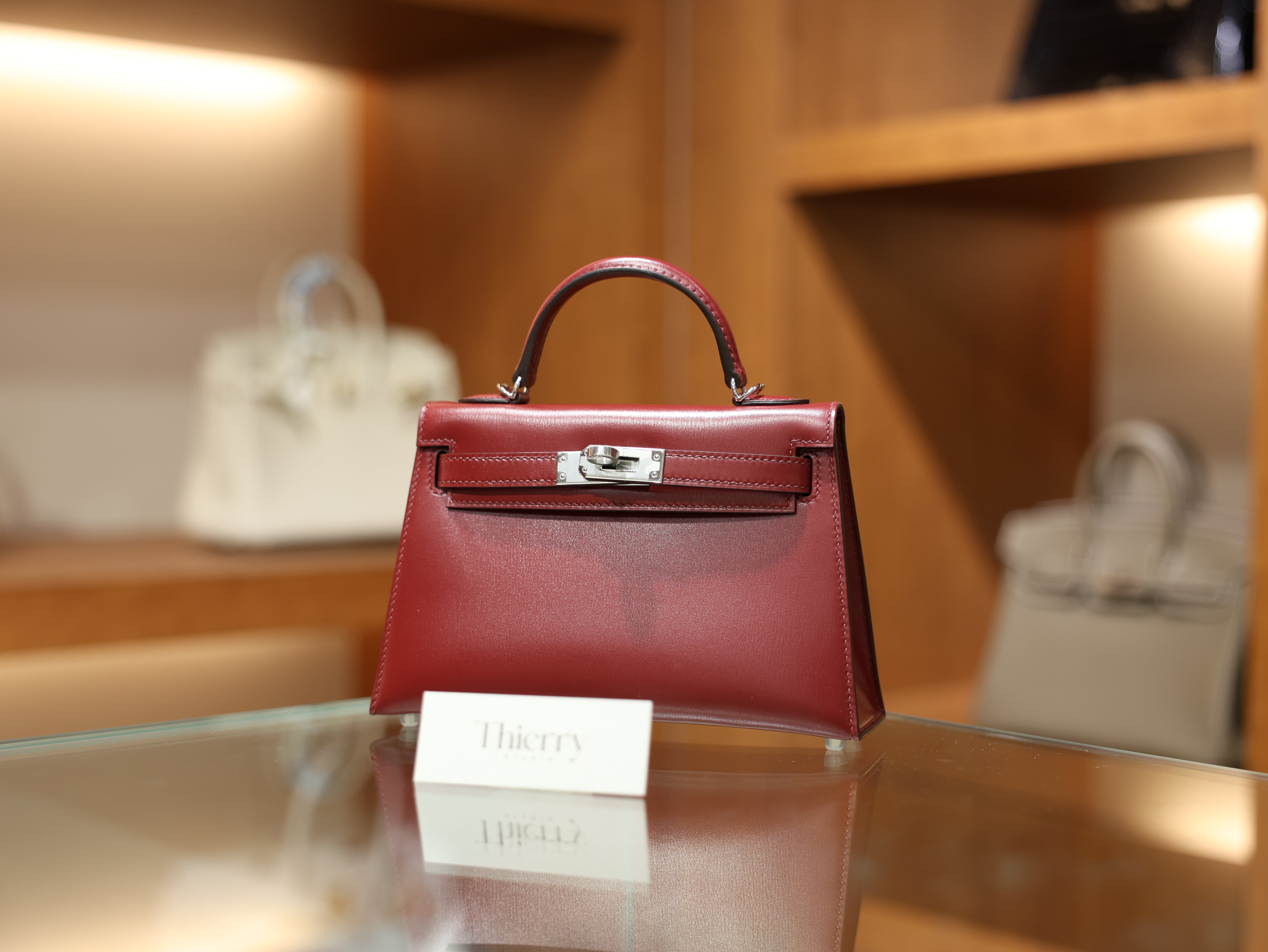 Kelly mini 2 box rouge H PHW