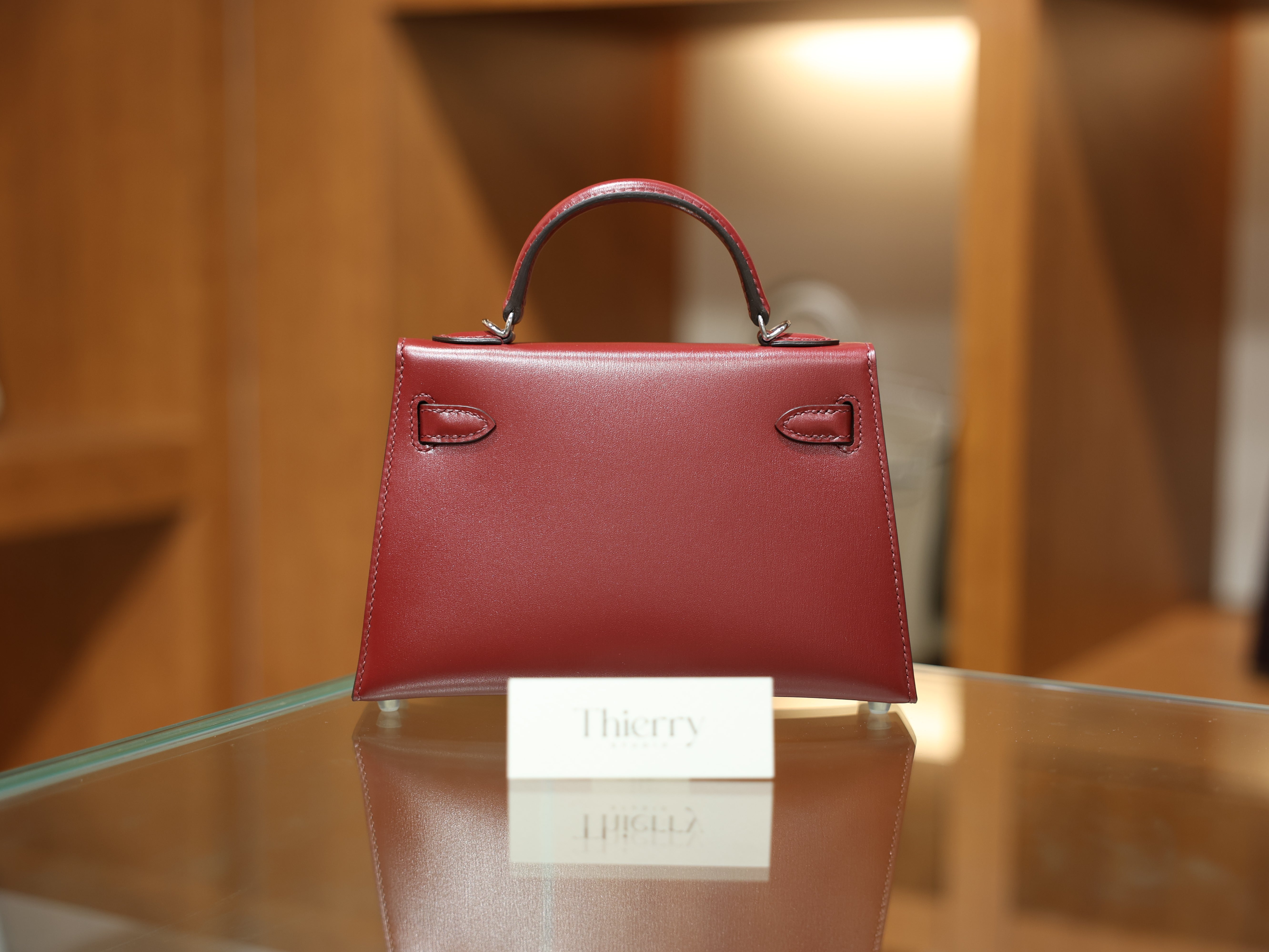 Kelly mini 2 box rouge H PHW