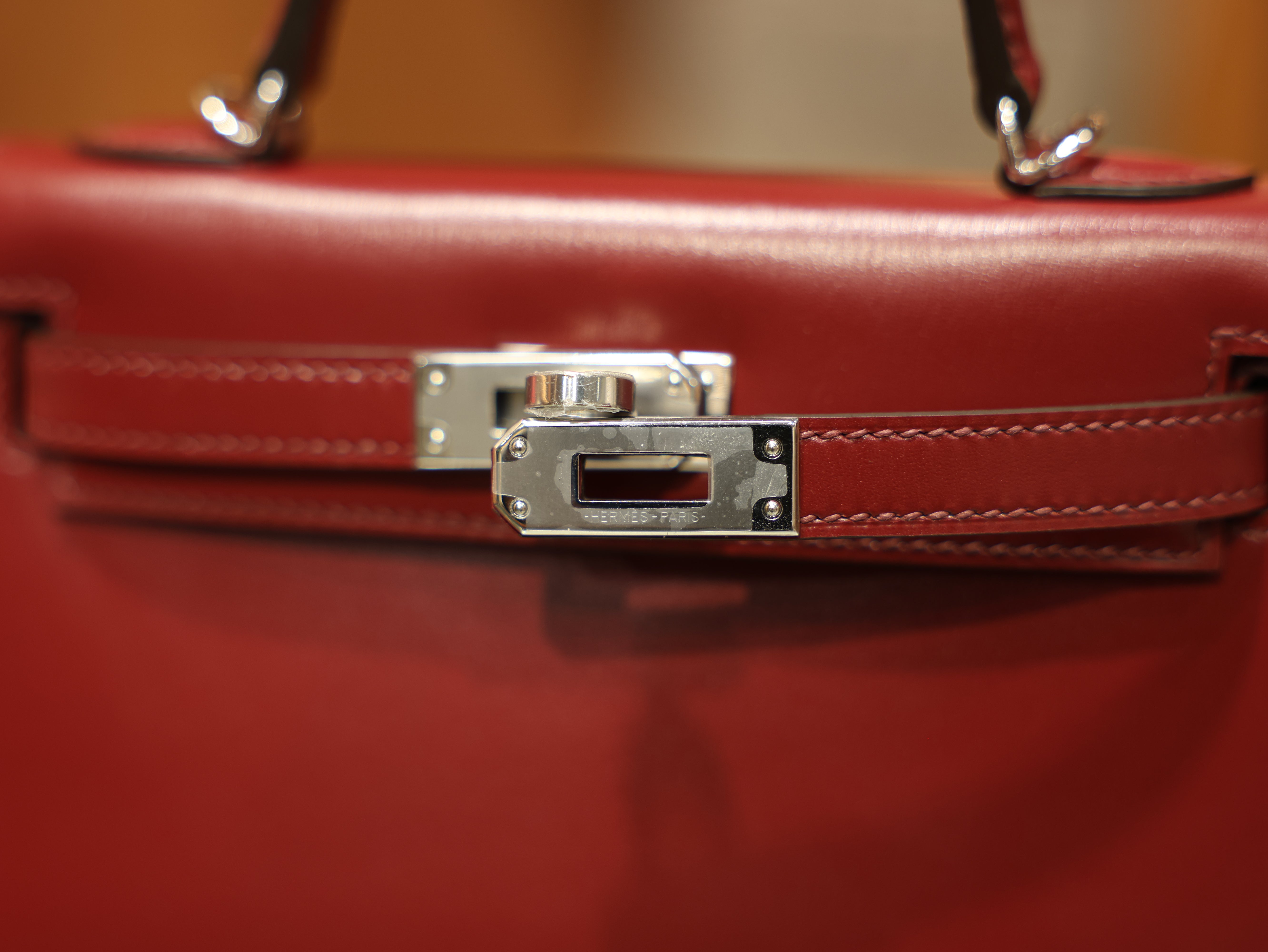 Kelly mini 2 box rouge H PHW