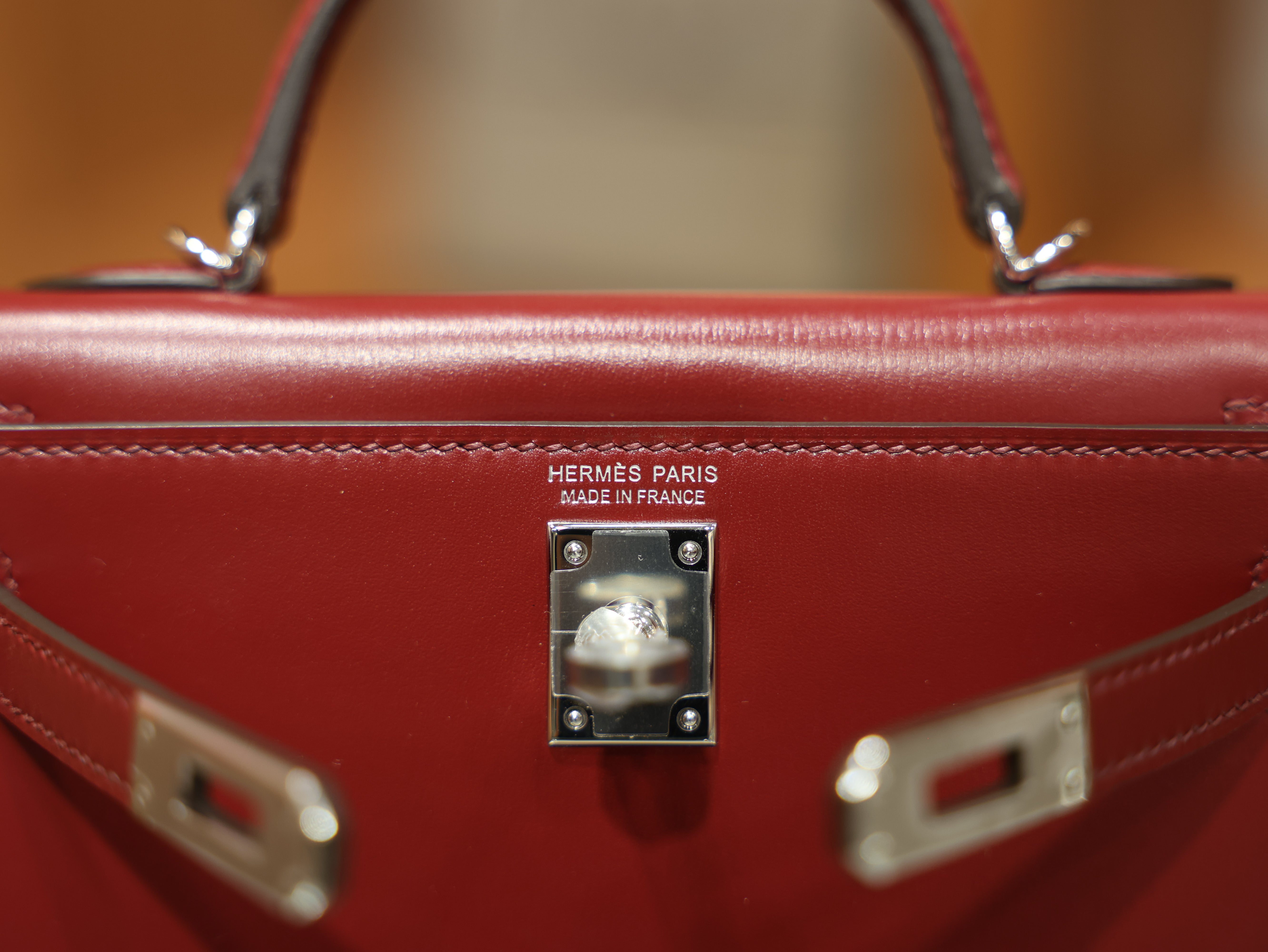 Kelly mini 2 box rouge H PHW