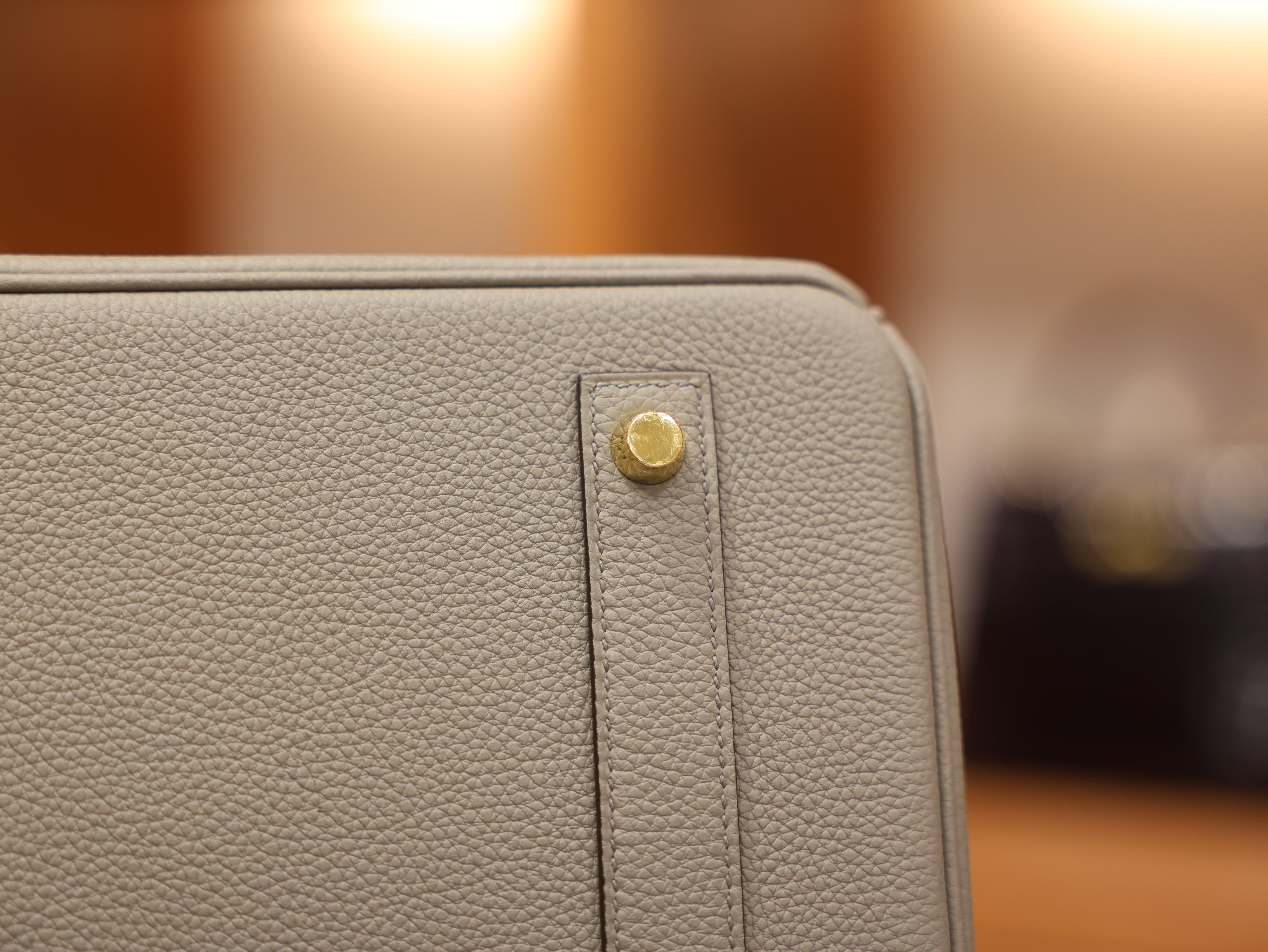 Birkin 35 togo gris asphalt GHW