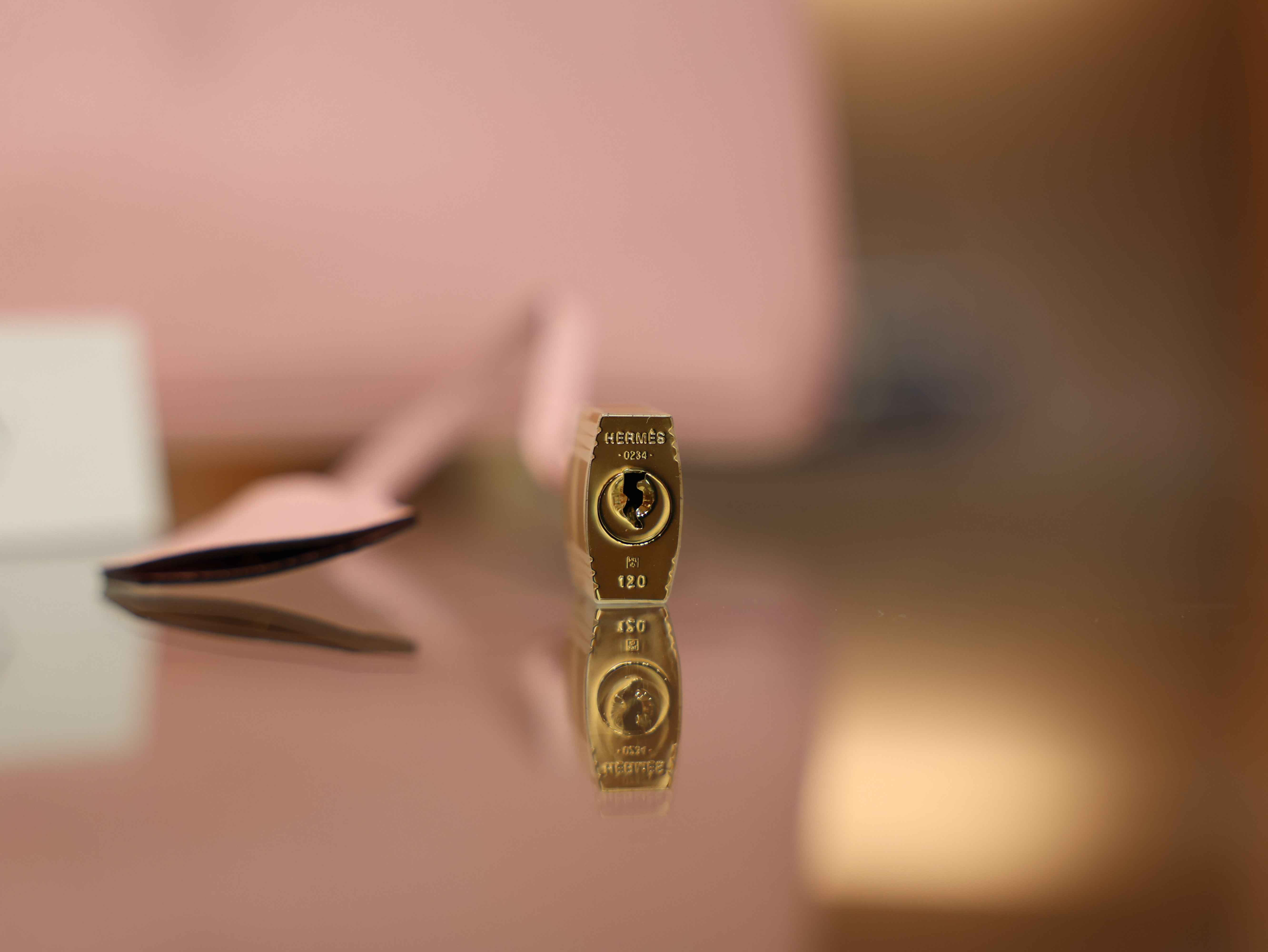 Birkin 25 chevre rose sakura GHW (HSS)