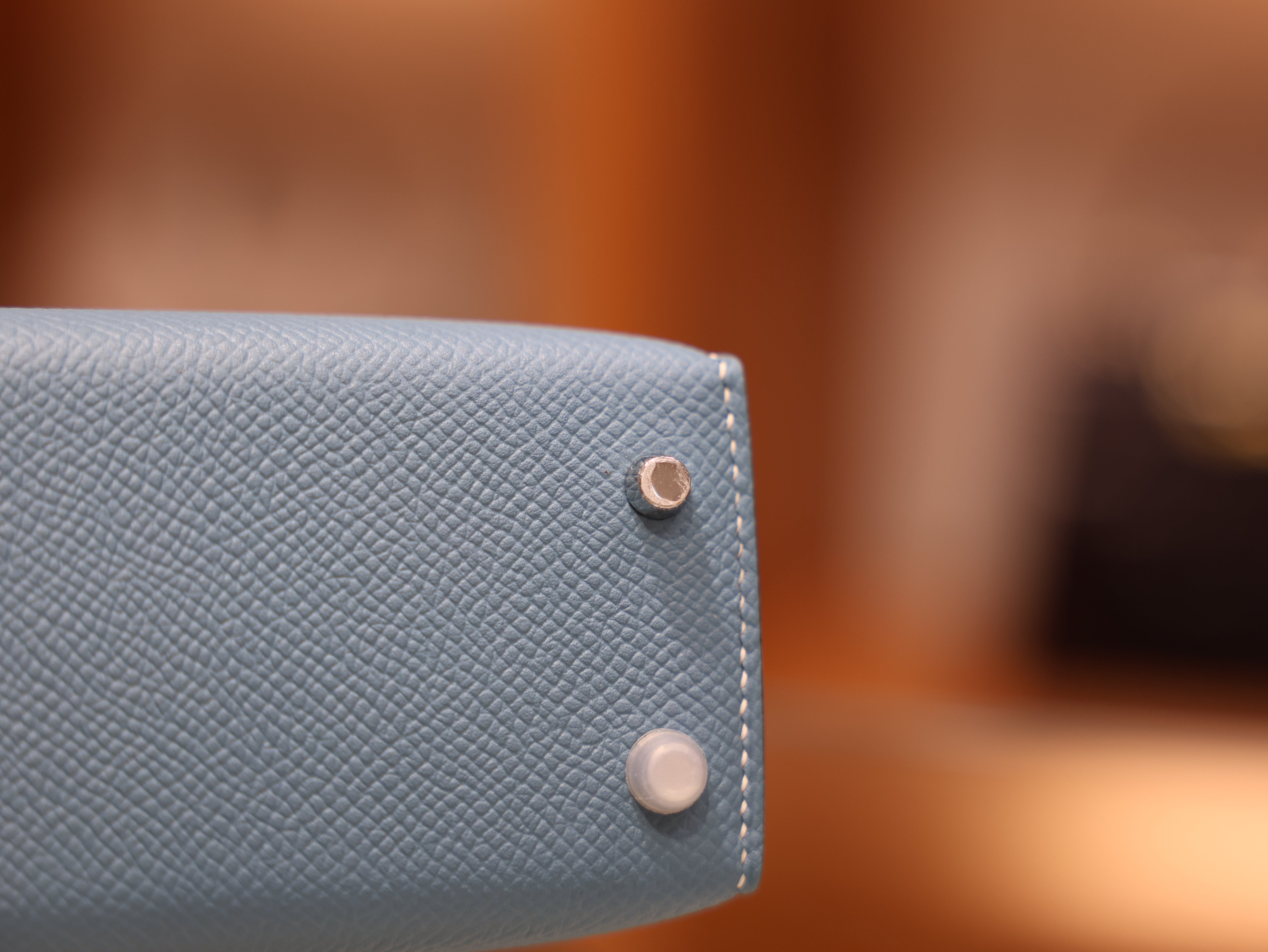 Kelly mini 2 epsom blue jean PHW