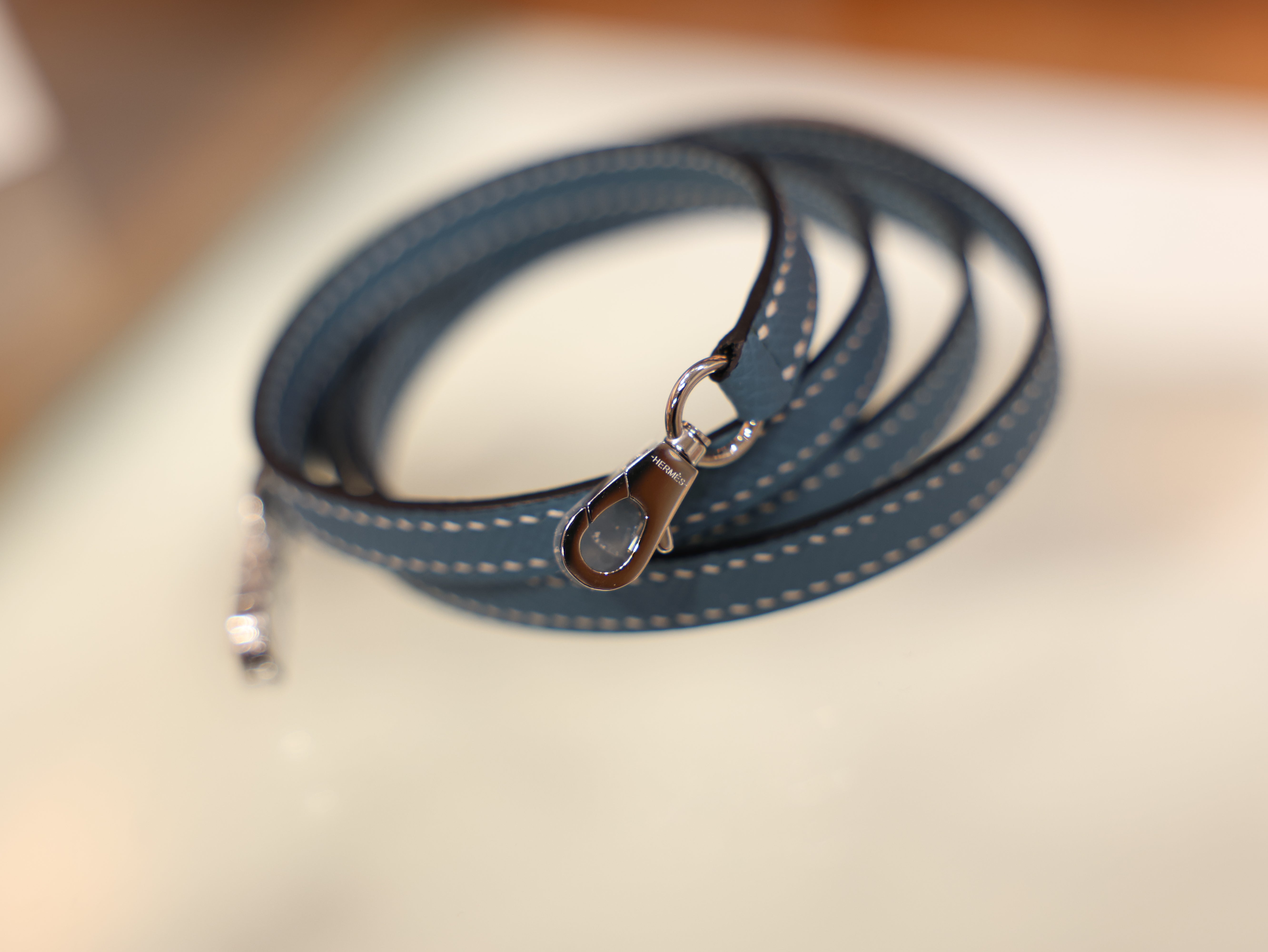 Kelly mini 2 epsom blue jean PHW