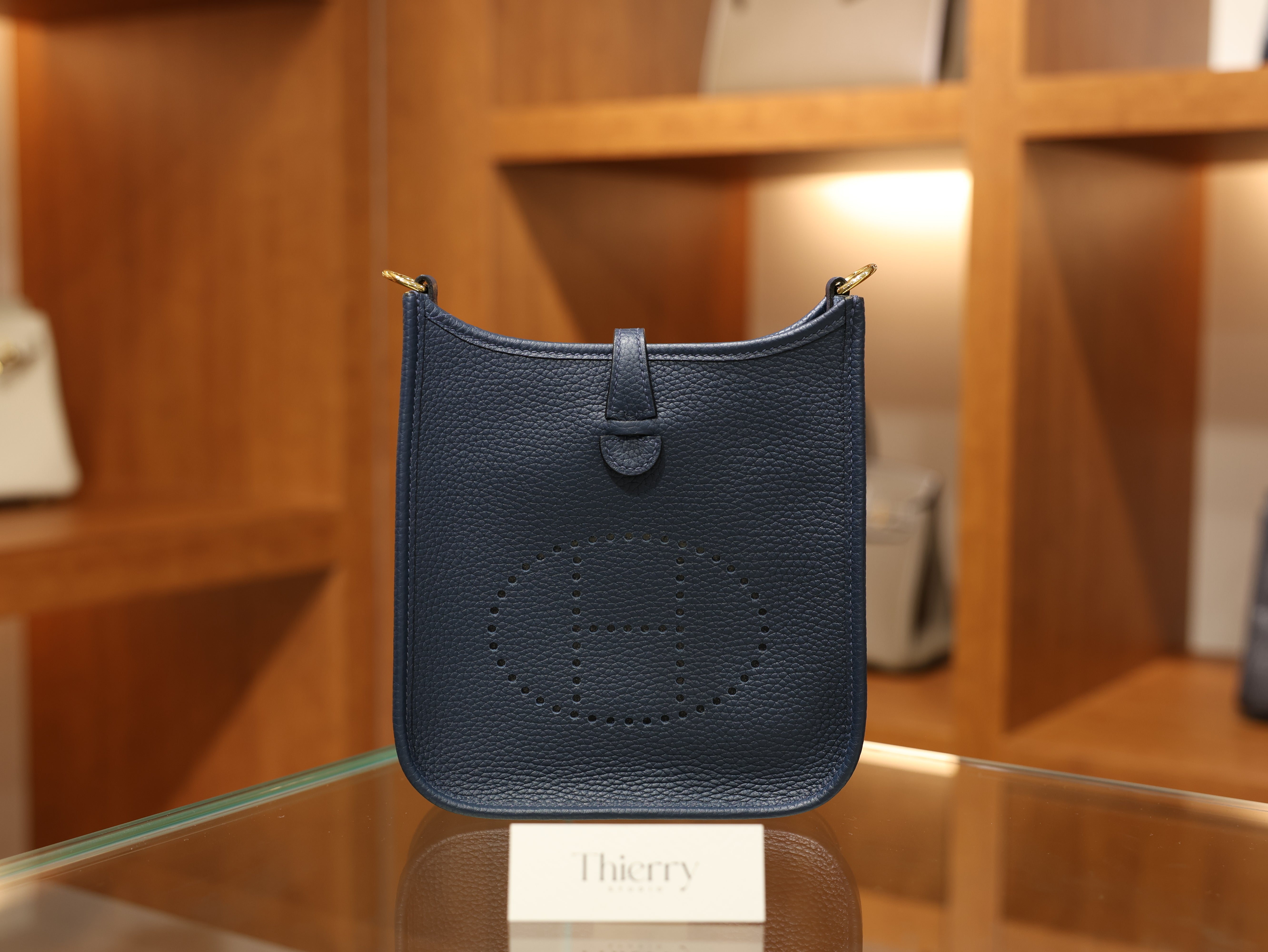 Evelyne mini clemence Bleu de Prusse GHW