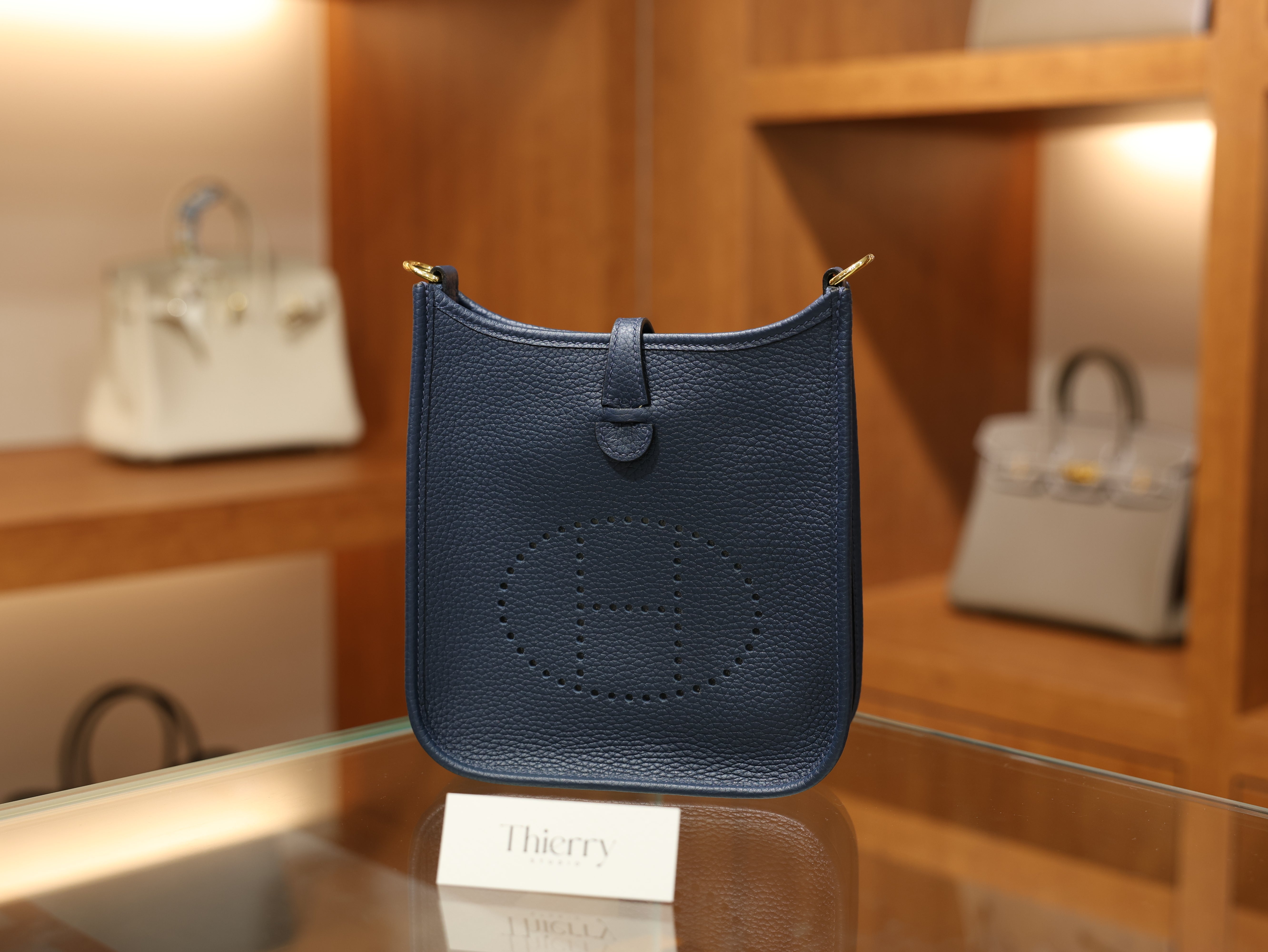Evelyne mini clemence Bleu de Prusse GHW