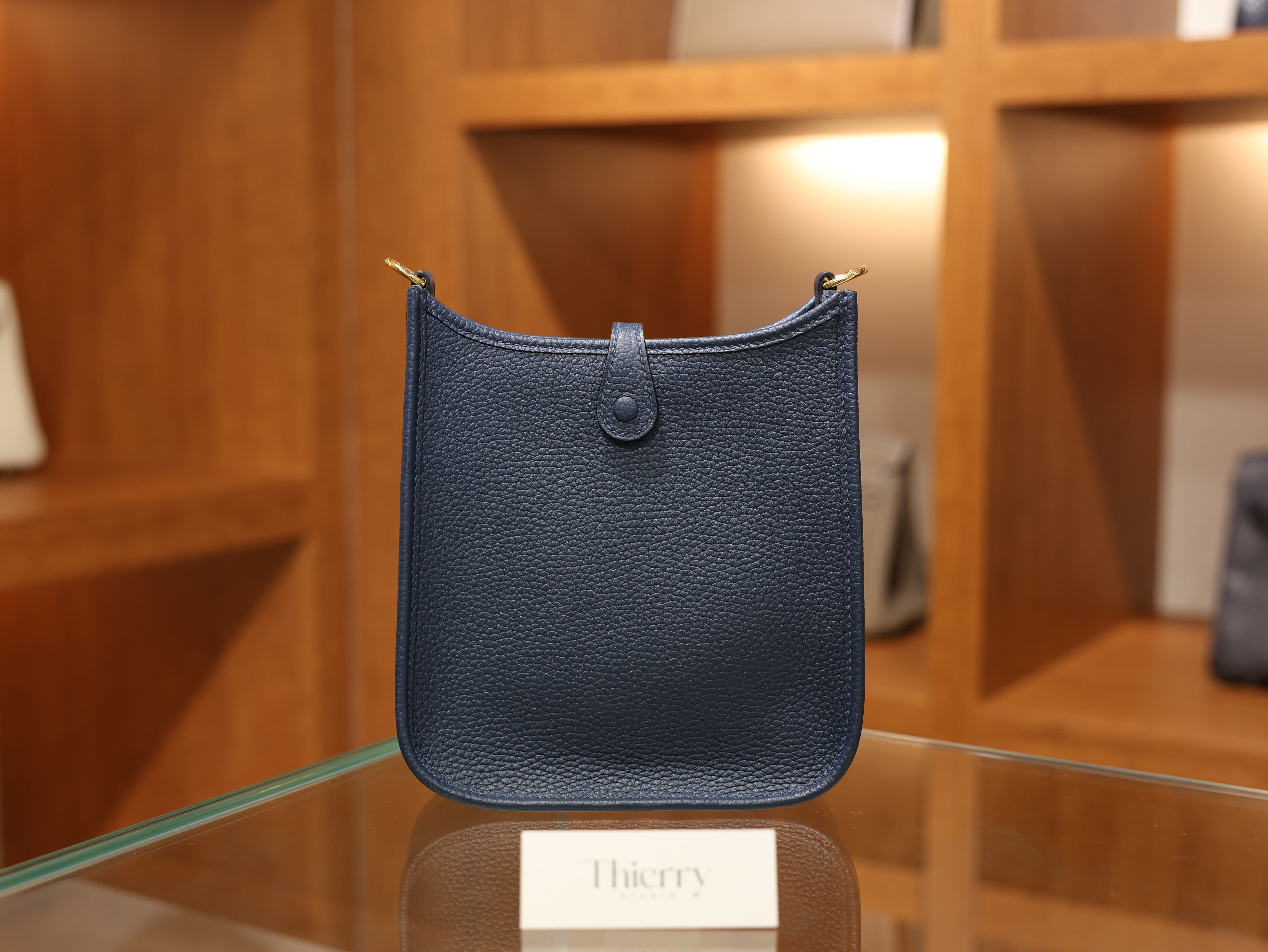 Evelyne mini clemence Bleu de Prusse GHW