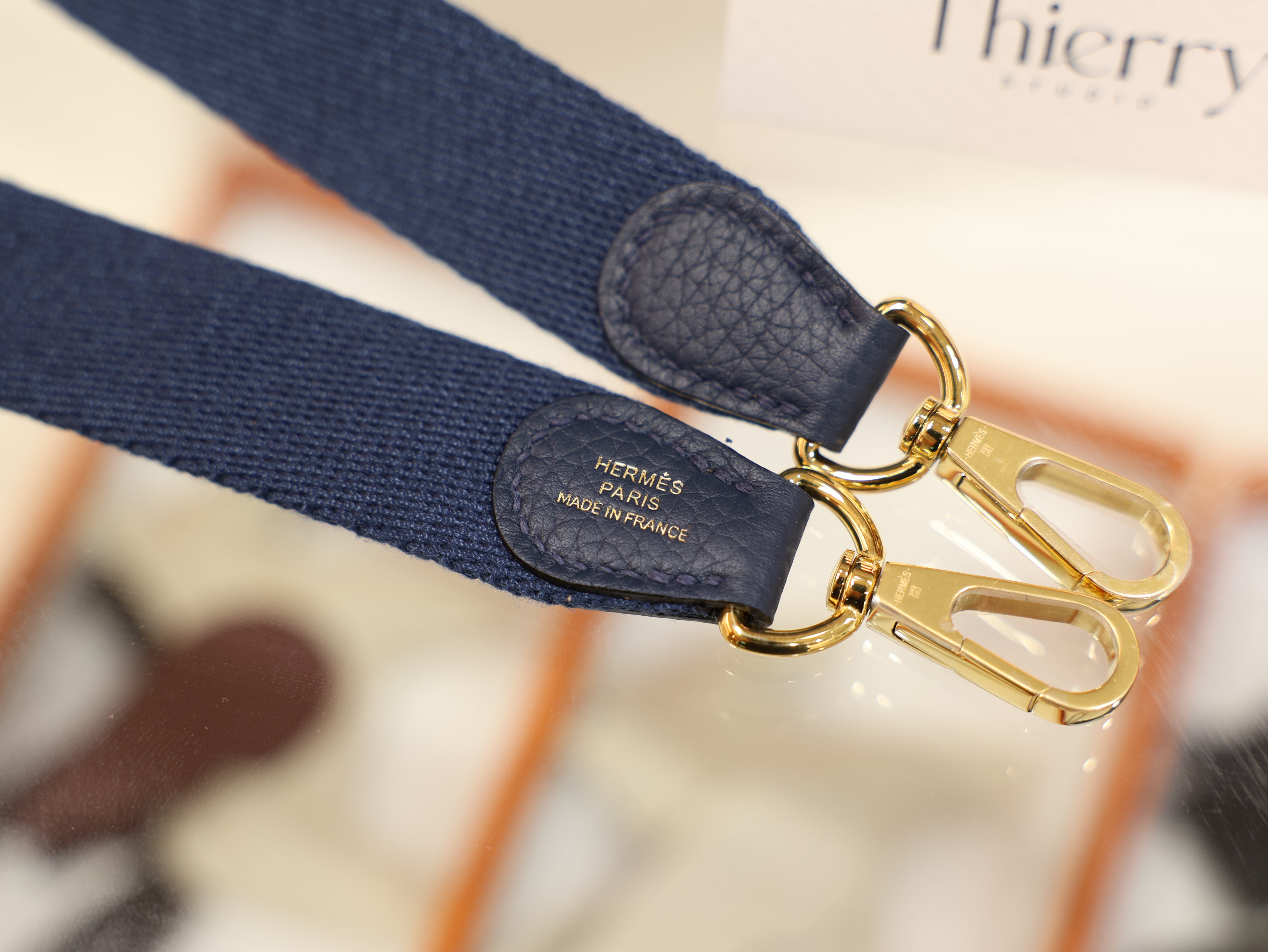 Evelyne mini clemence Bleu de Prusse GHW