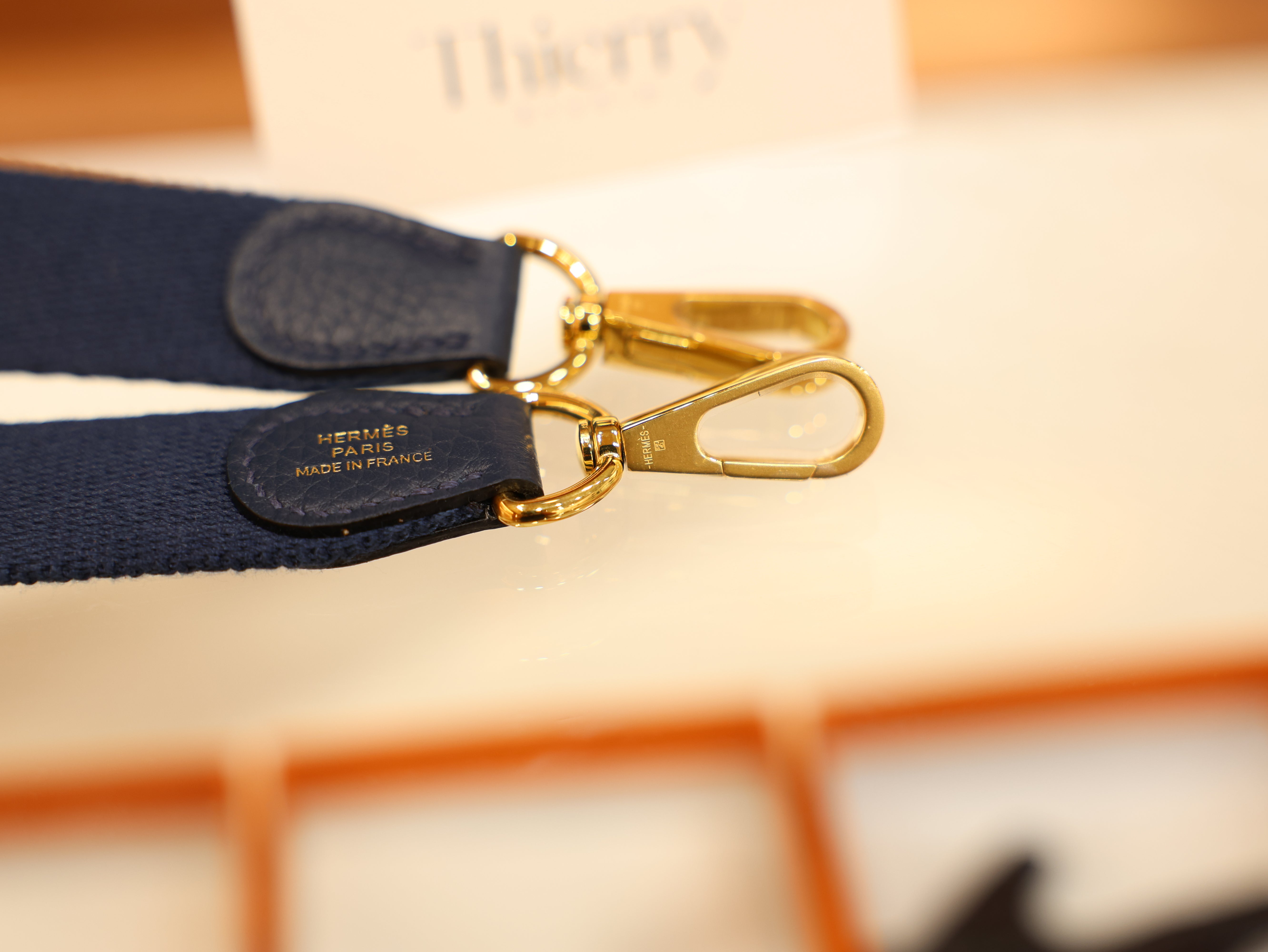 Evelyne mini clemence Bleu de Prusse GHW