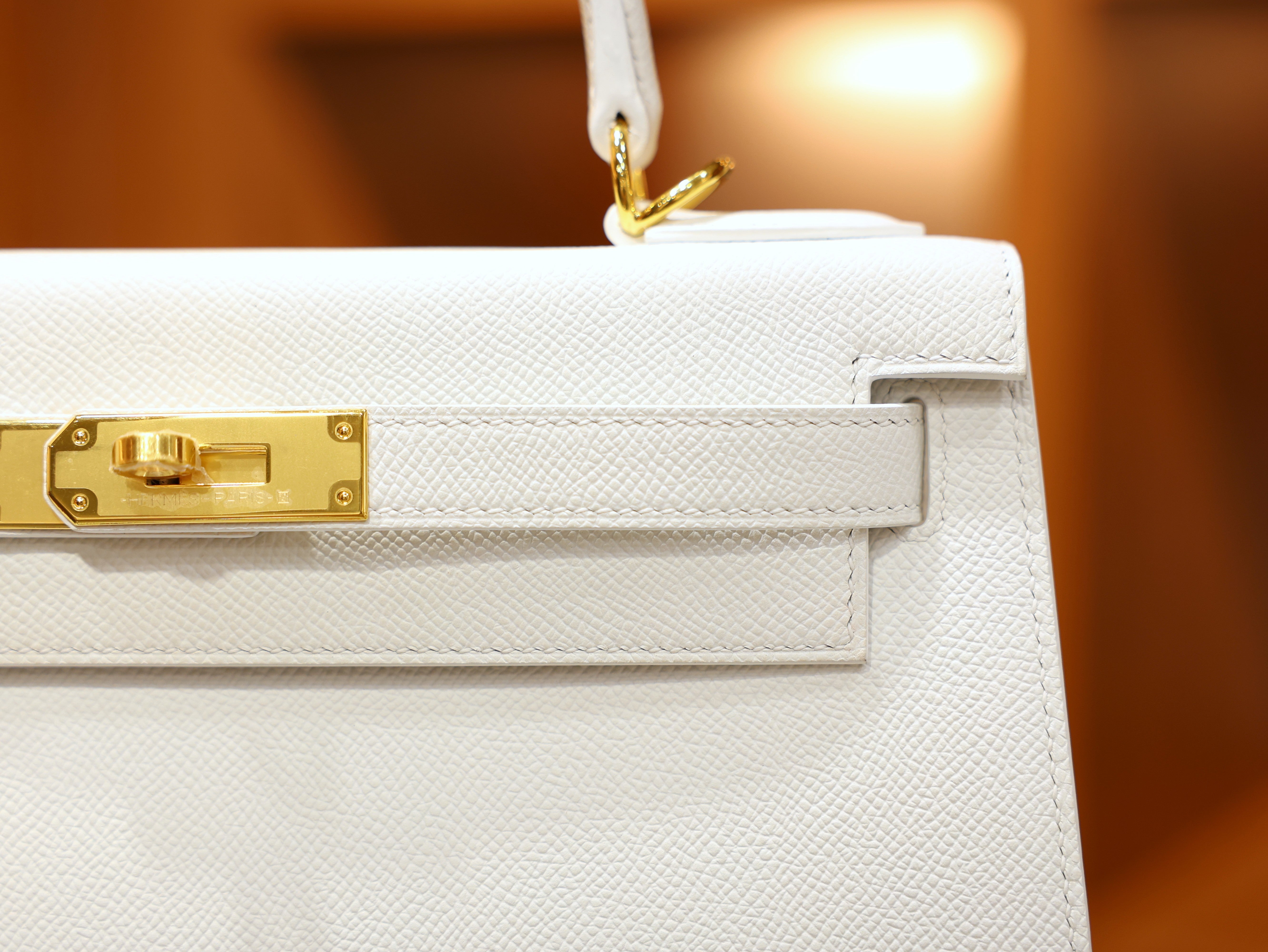 Kelly 28 epsom blanc GHW