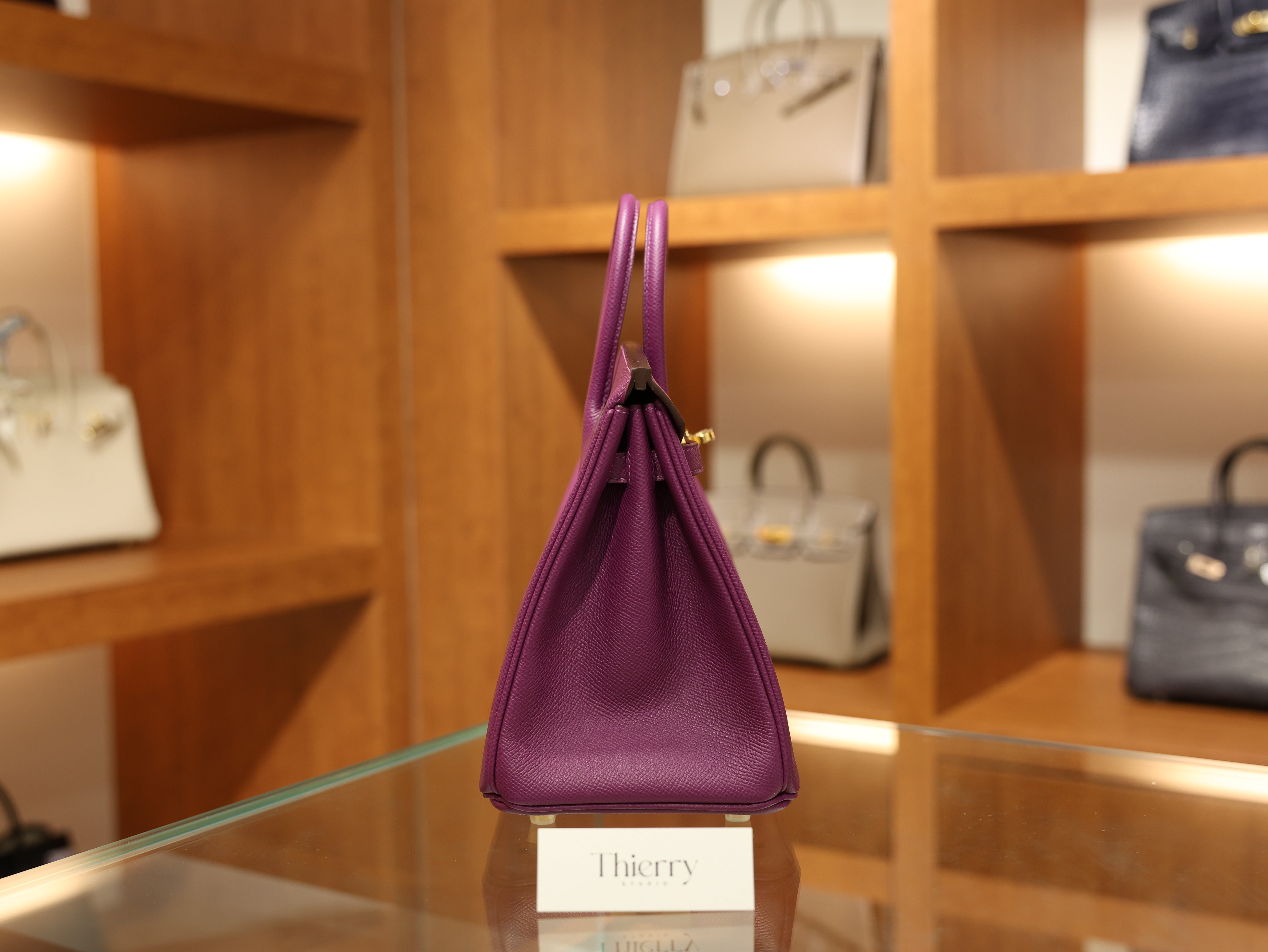 Birkin 25 epsom retourne anemone GHW