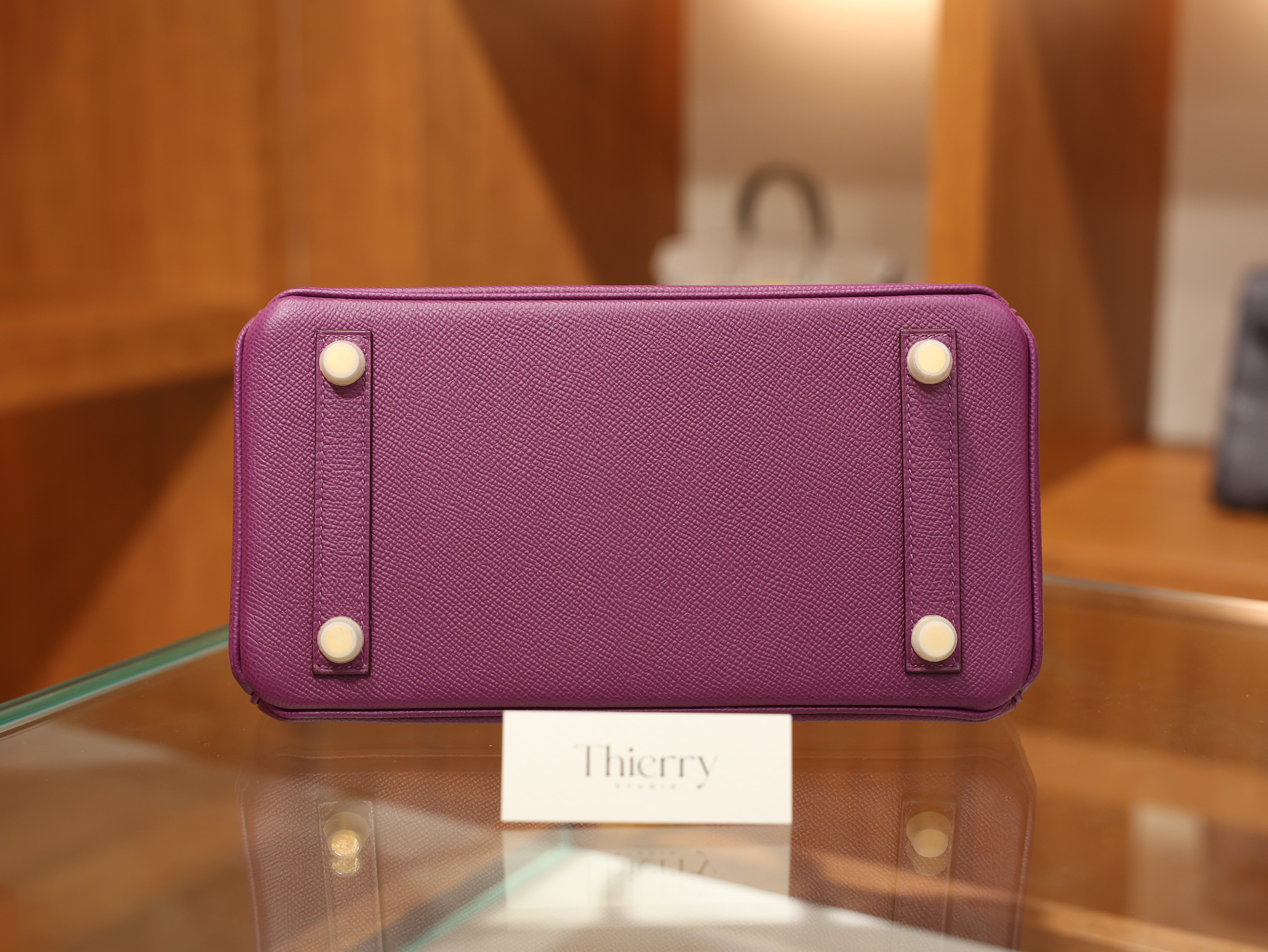 Birkin 25 epsom retourne anemone GHW