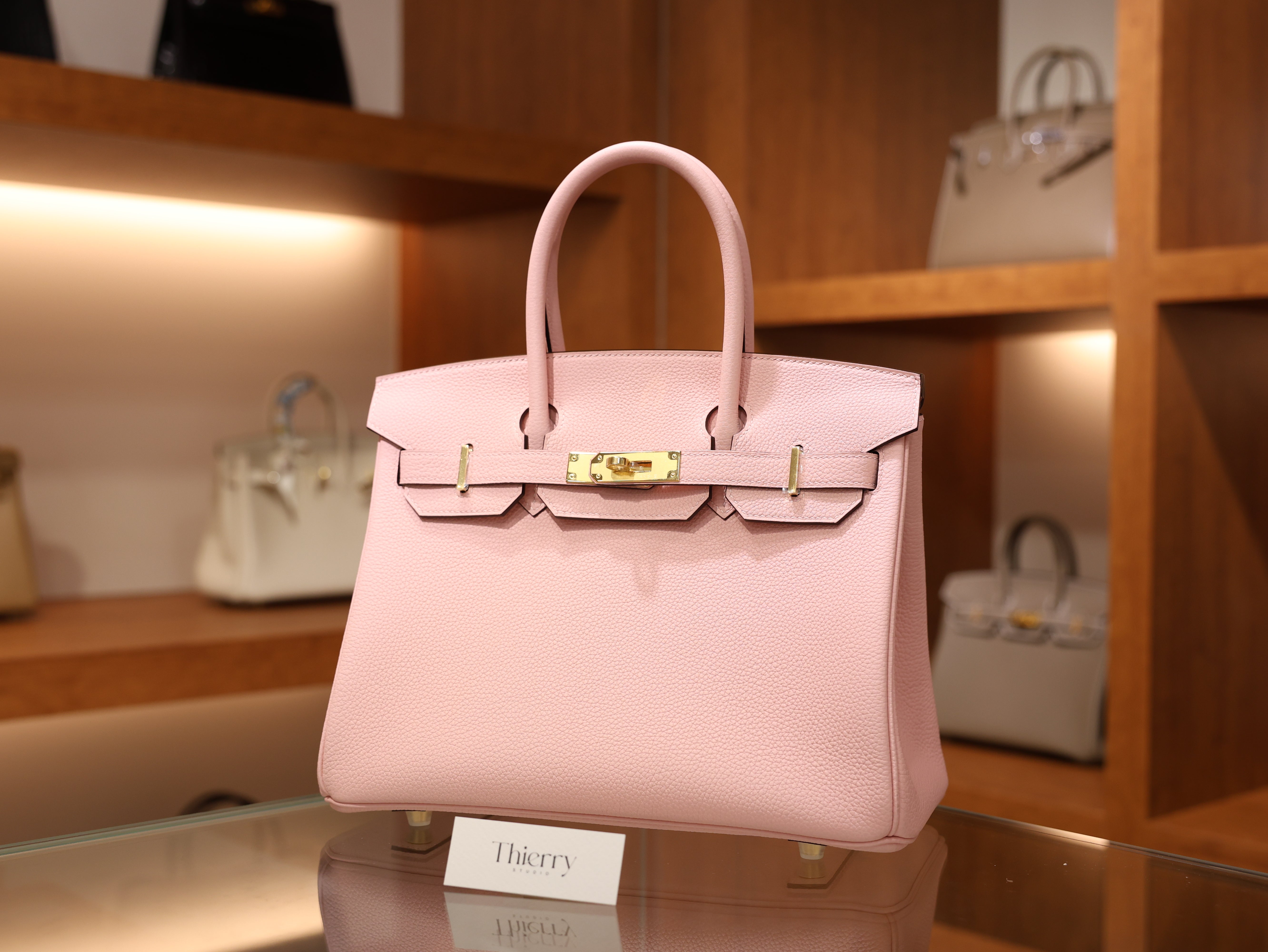 Birkin 30 togo rose sakura GHW