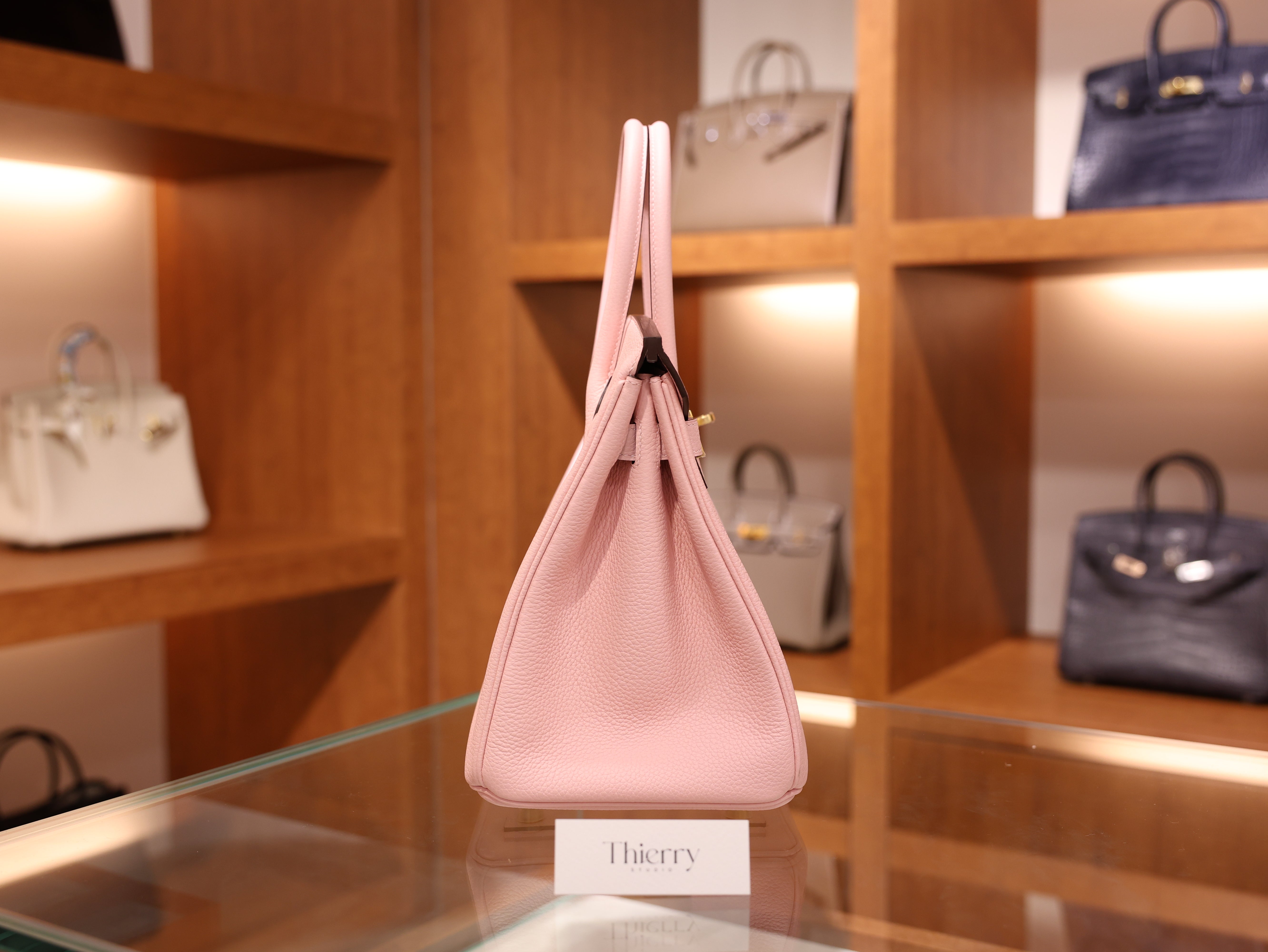 Birkin 30 togo rose sakura GHW