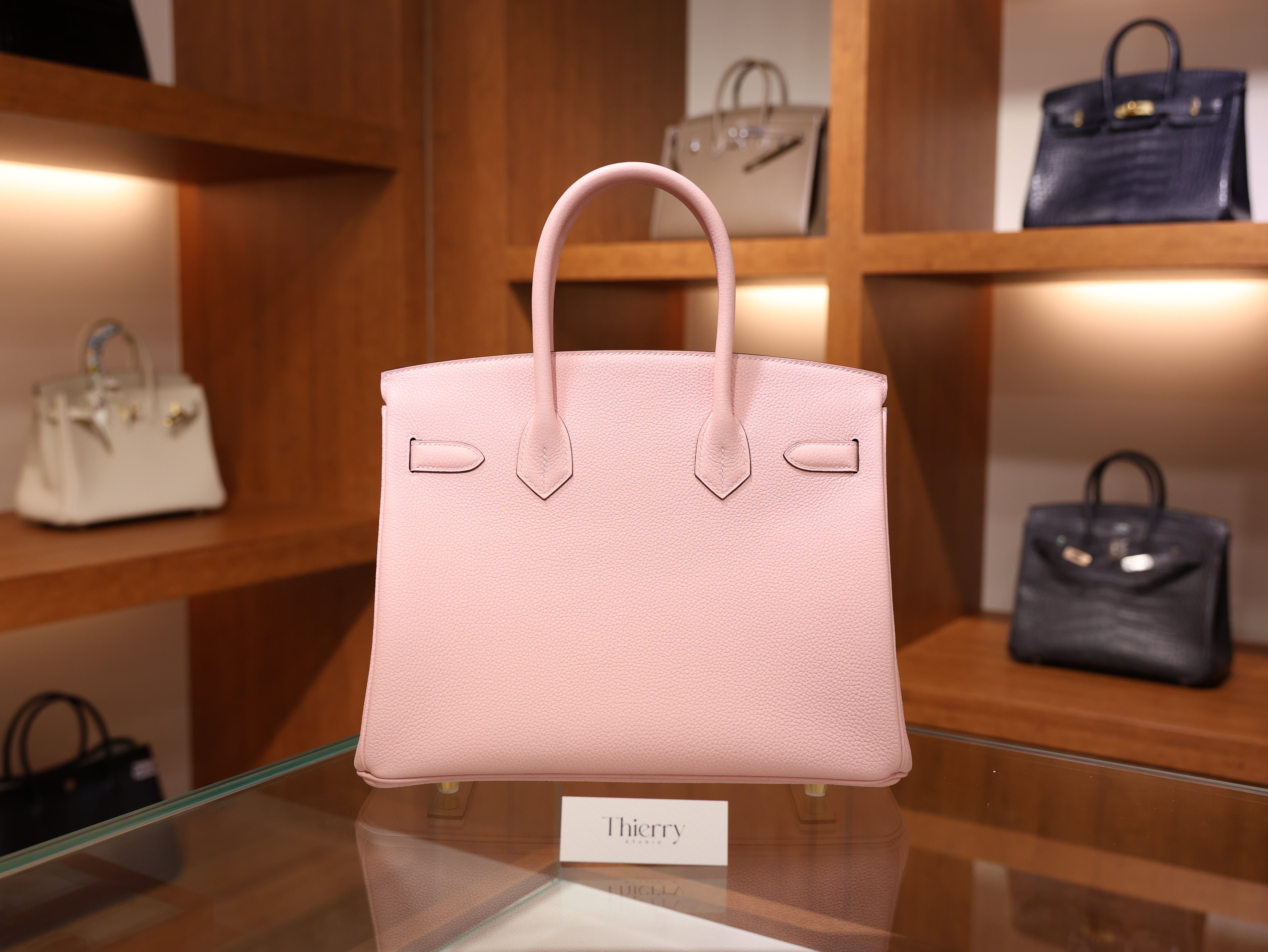 Birkin 30 togo rose sakura GHW