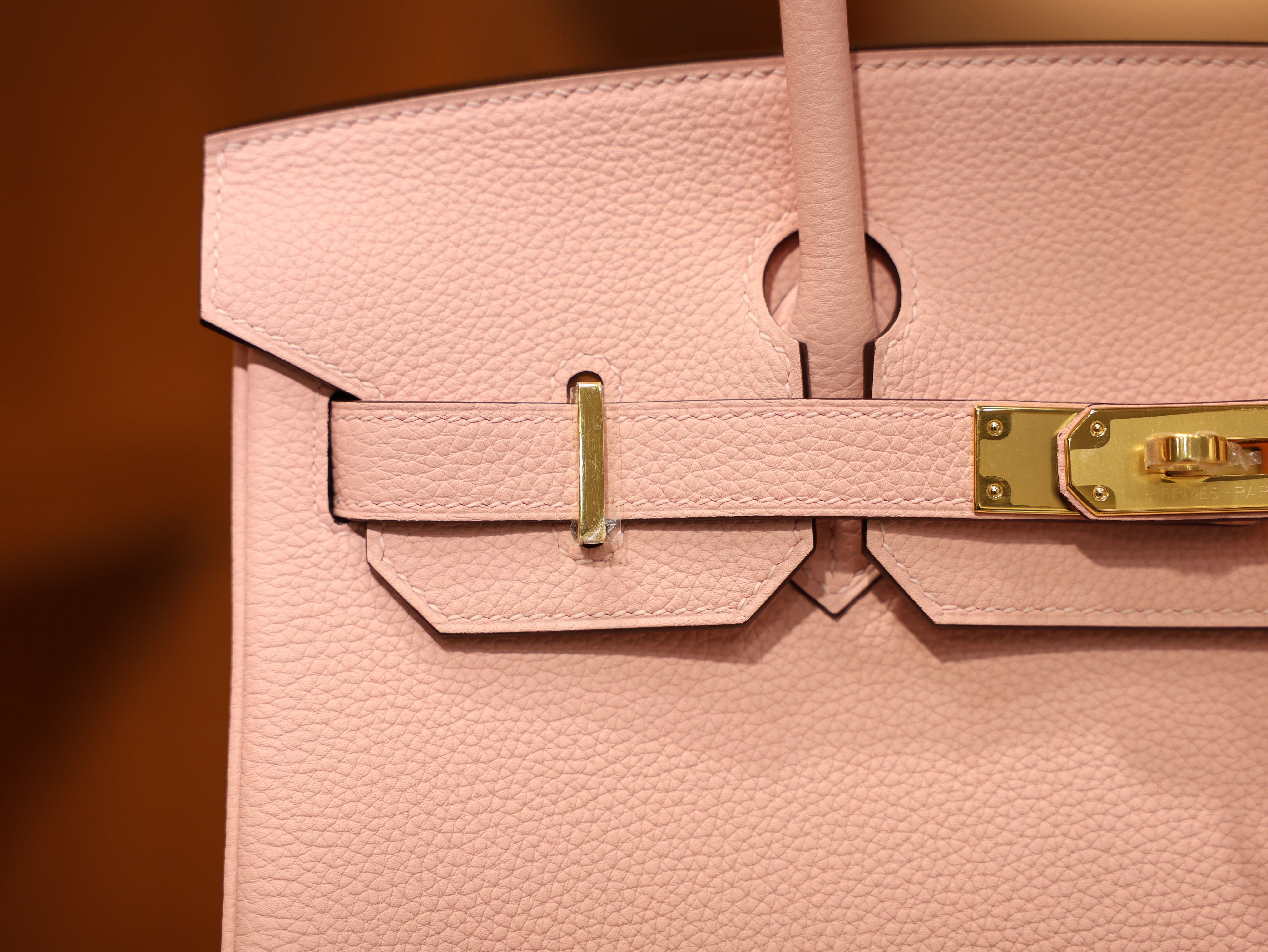 Birkin 30 togo rose sakura GHW