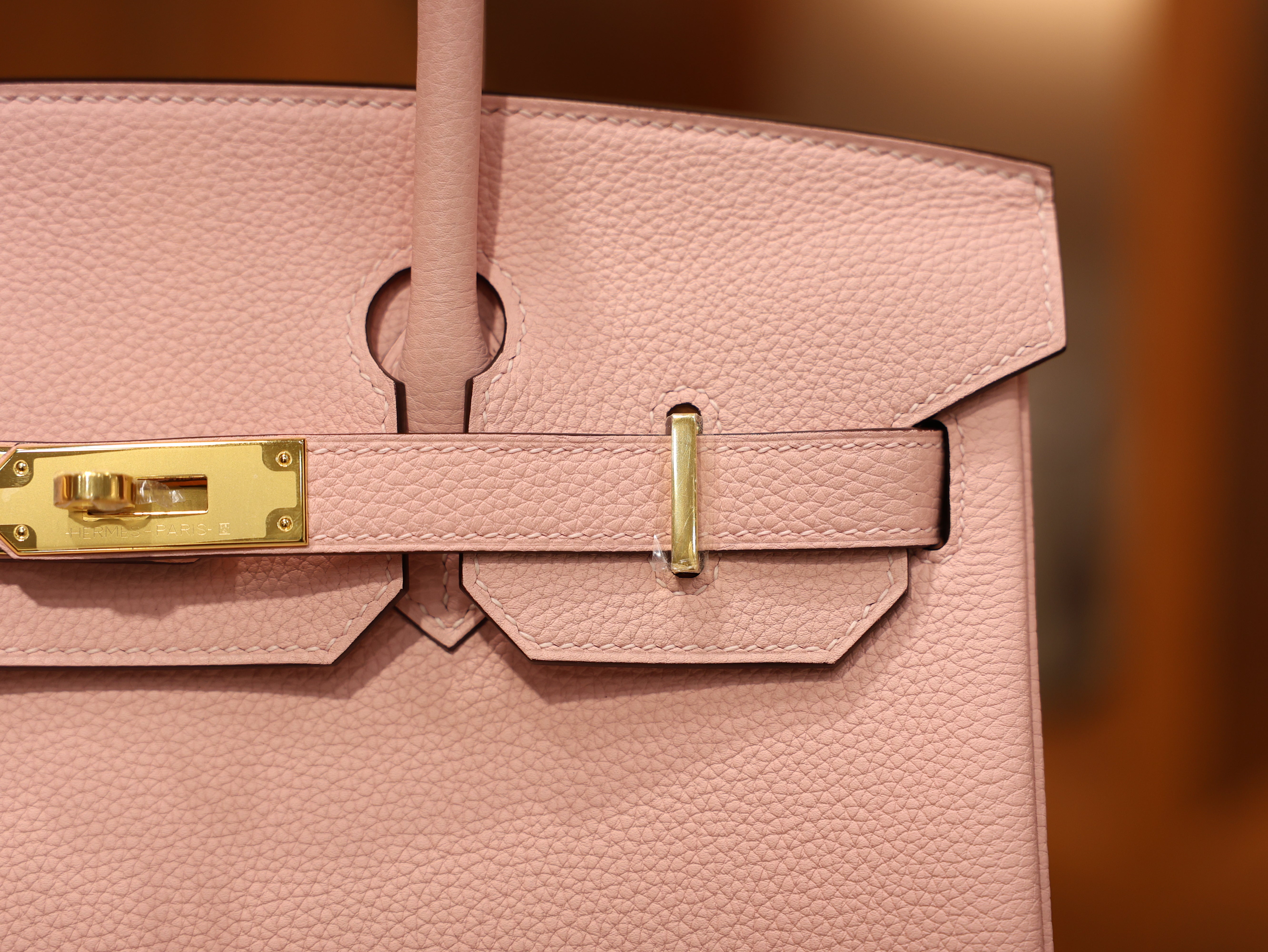 Birkin 30 togo rose sakura GHW